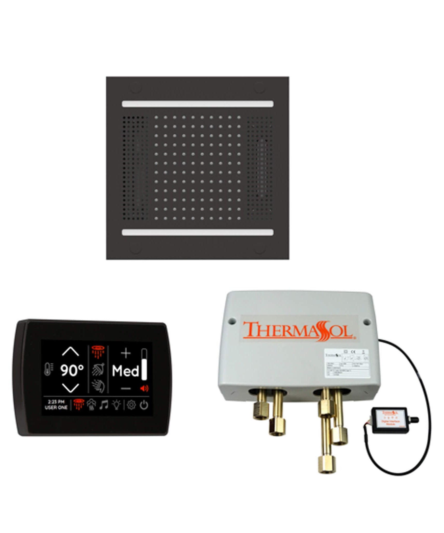 ThermaSol STC & HydroVive Wellness Shower Package With Digital Shower Valve (SAK40716)