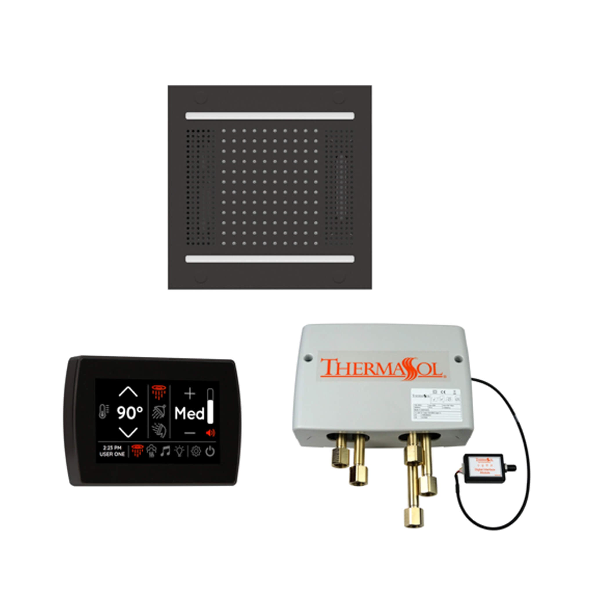 ThermaSol STC & HydroVive Wellness Shower Package With Digital Shower Valve (SAK40716)