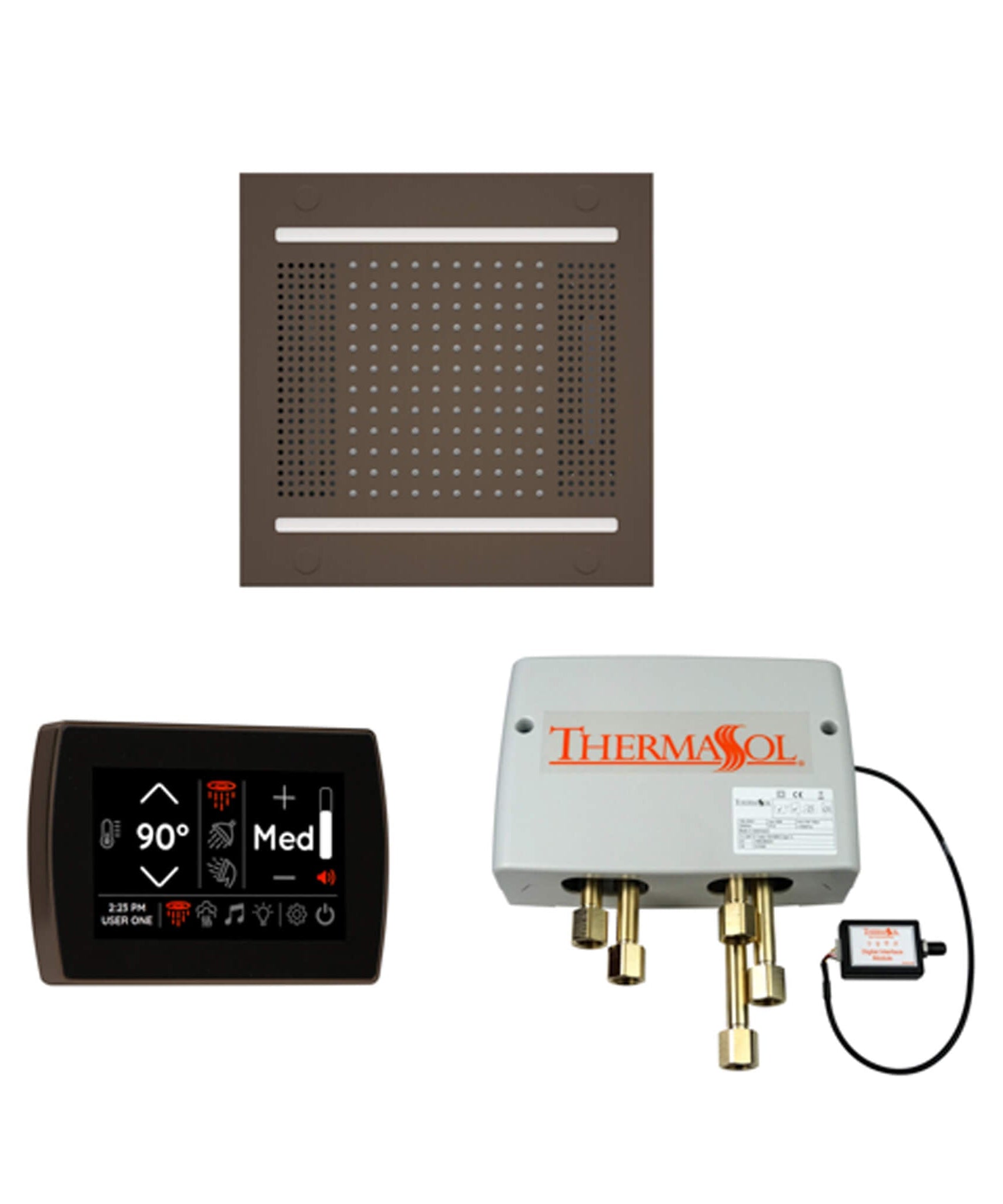 ThermaSol STC & HydroVive Wellness Shower Package With Digital Shower Valve (SAK40716)