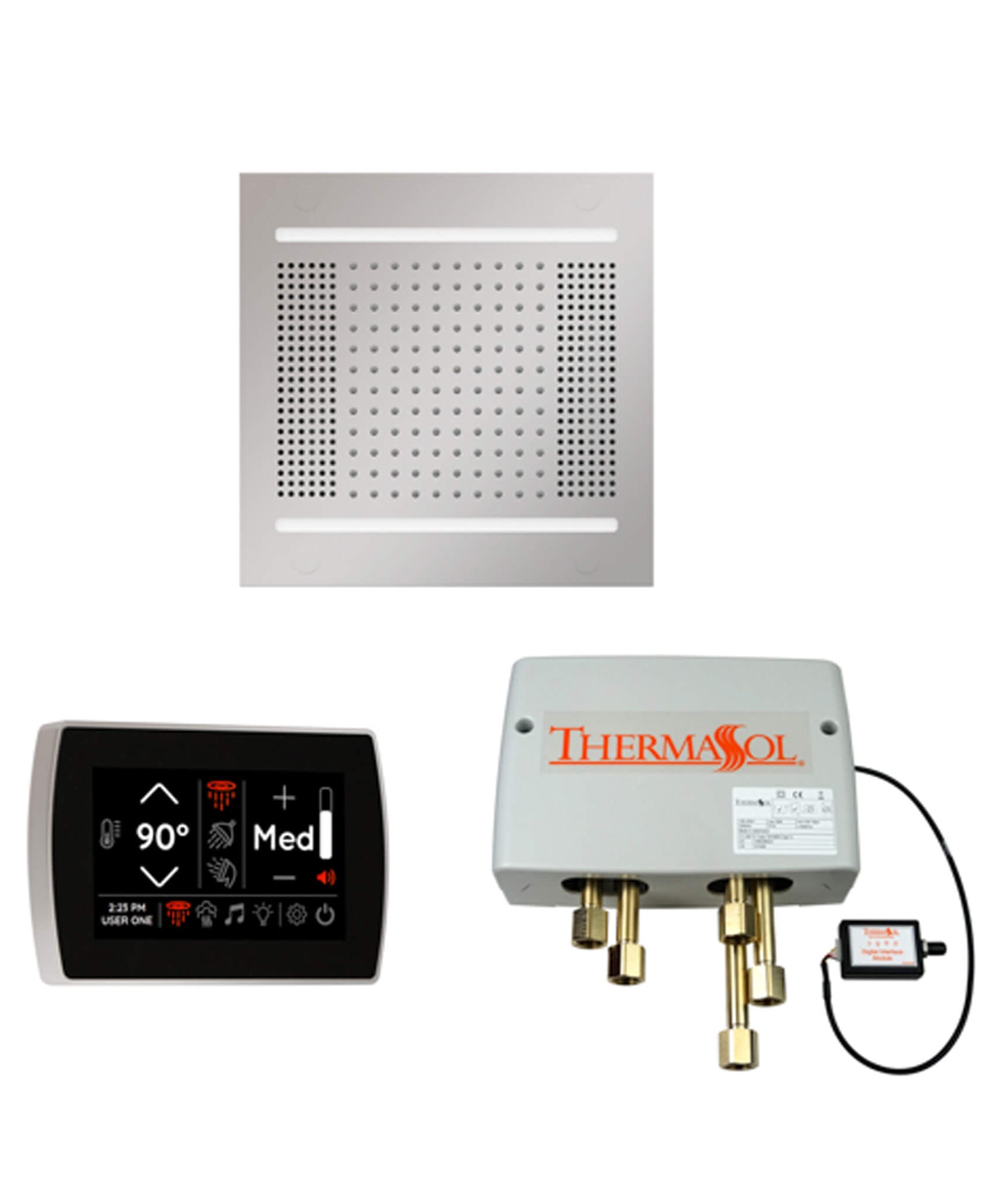ThermaSol STC & HydroVive Wellness Shower Package With Digital Shower Valve (SAK40716)