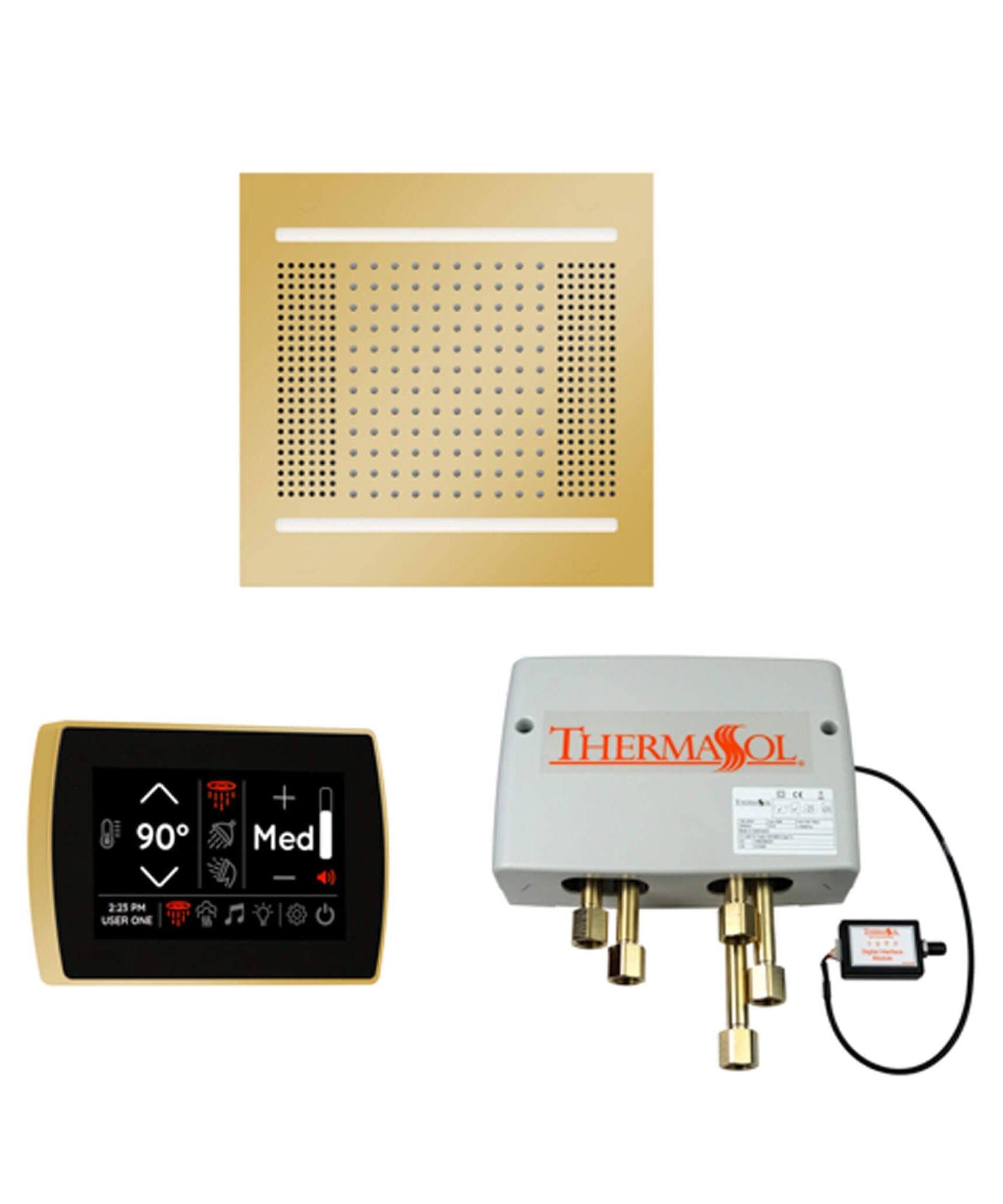 ThermaSol STC & HydroVive Wellness Shower Package With Digital Shower Valve (SAK40716)