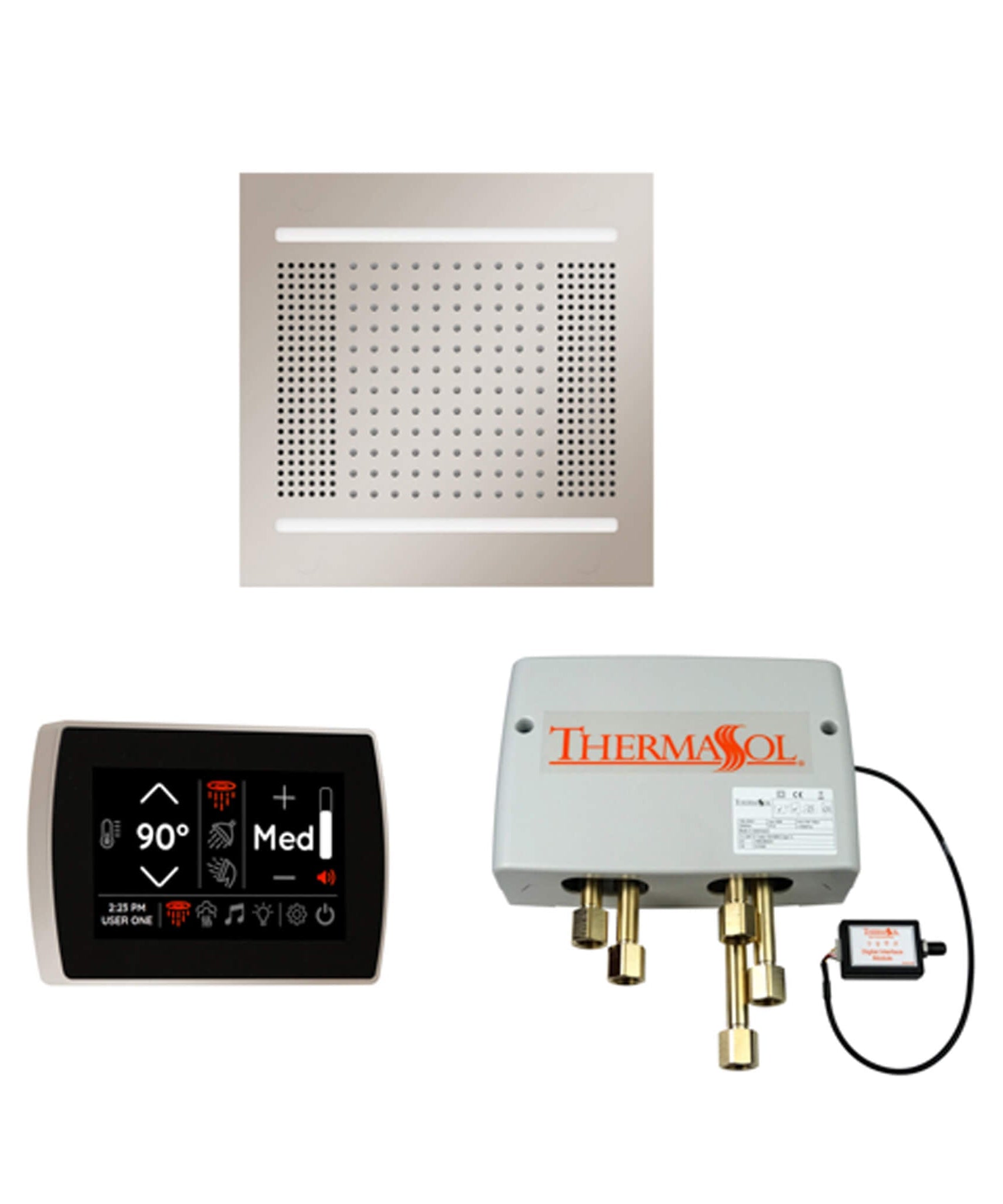ThermaSol STC & HydroVive Wellness Shower Package With Digital Shower Valve (SAK40716)