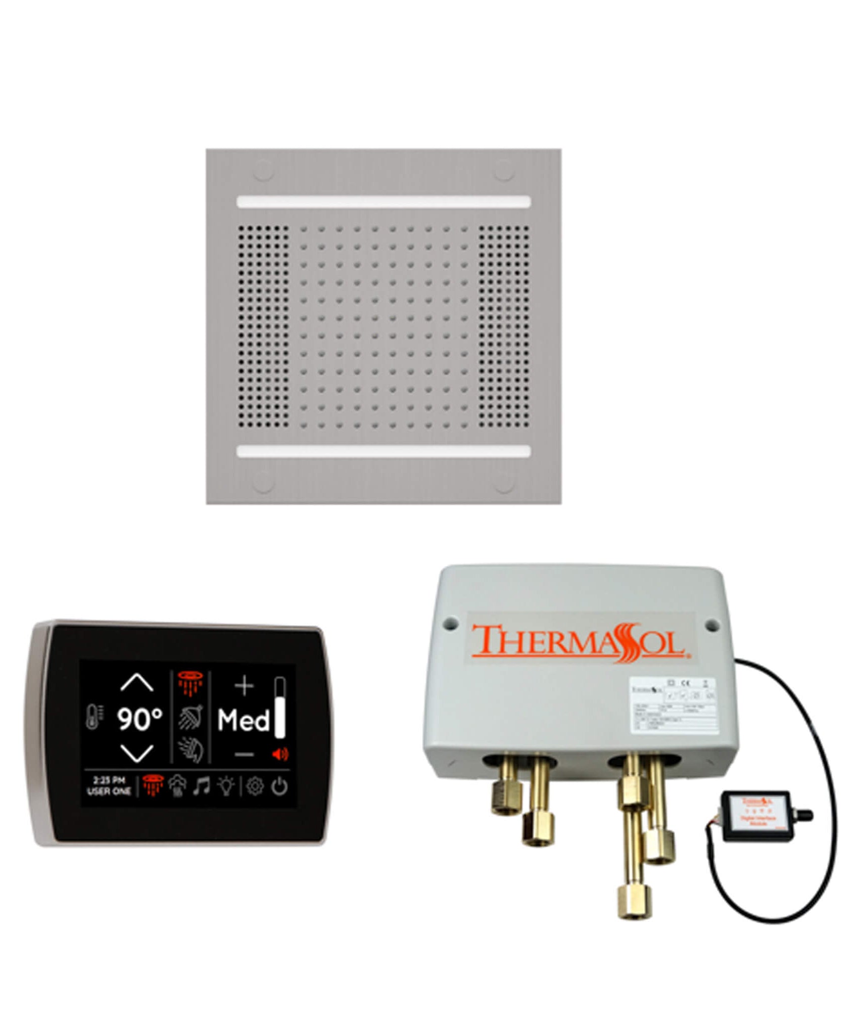 ThermaSol STC & HydroVive Wellness Shower Package With Digital Shower Valve (SAK40716)