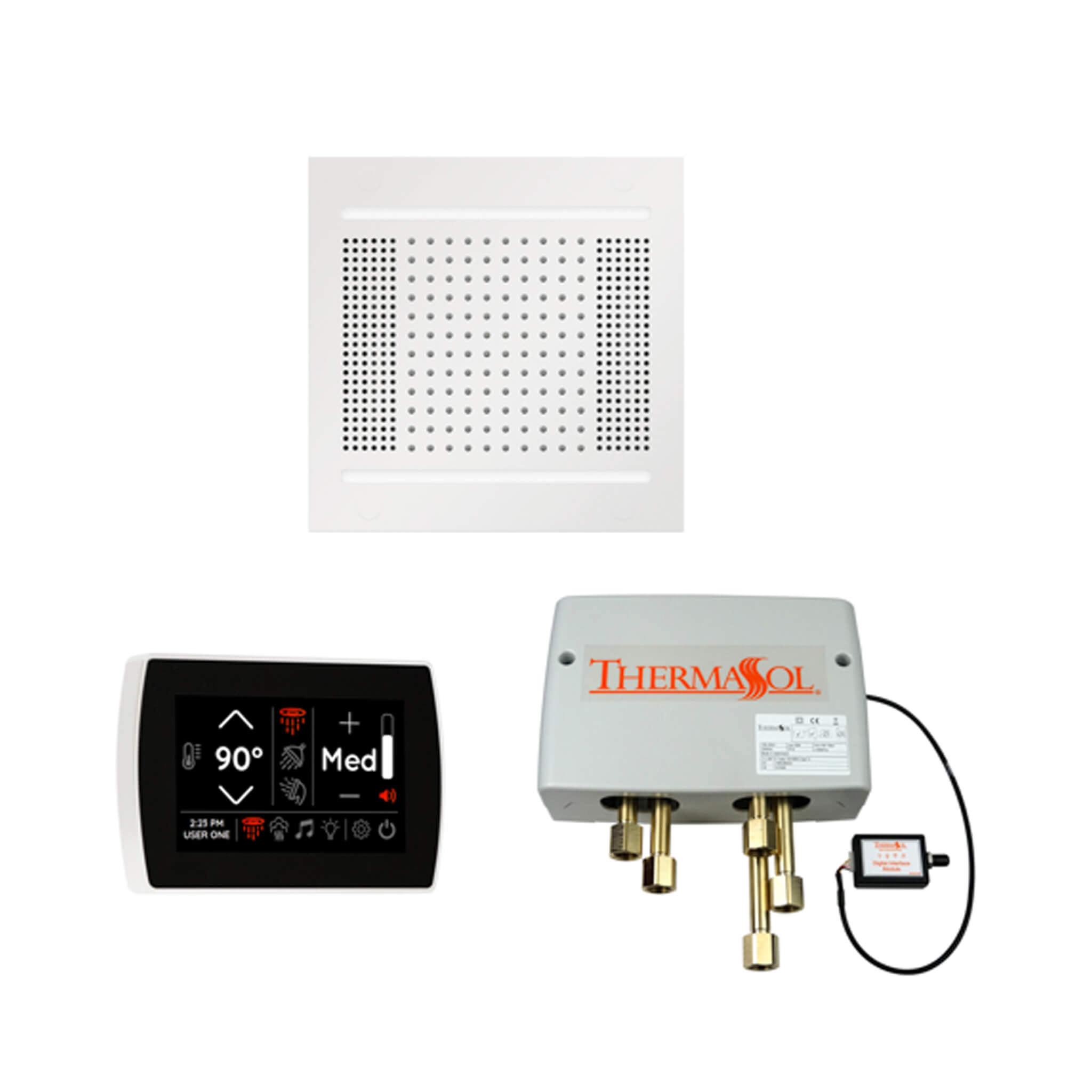 ThermaSol STC & HydroVive Wellness Shower Package With Digital Shower Valve (SAK40716)