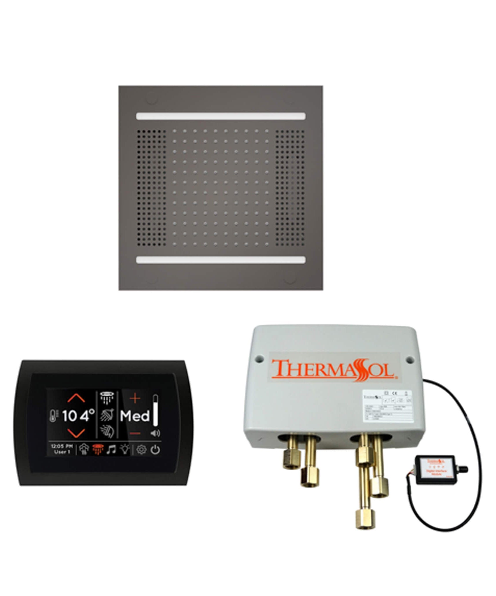 ThermaSol STC & HydroVive Wellness Shower Package With Digital Shower Valve (SAK40716)