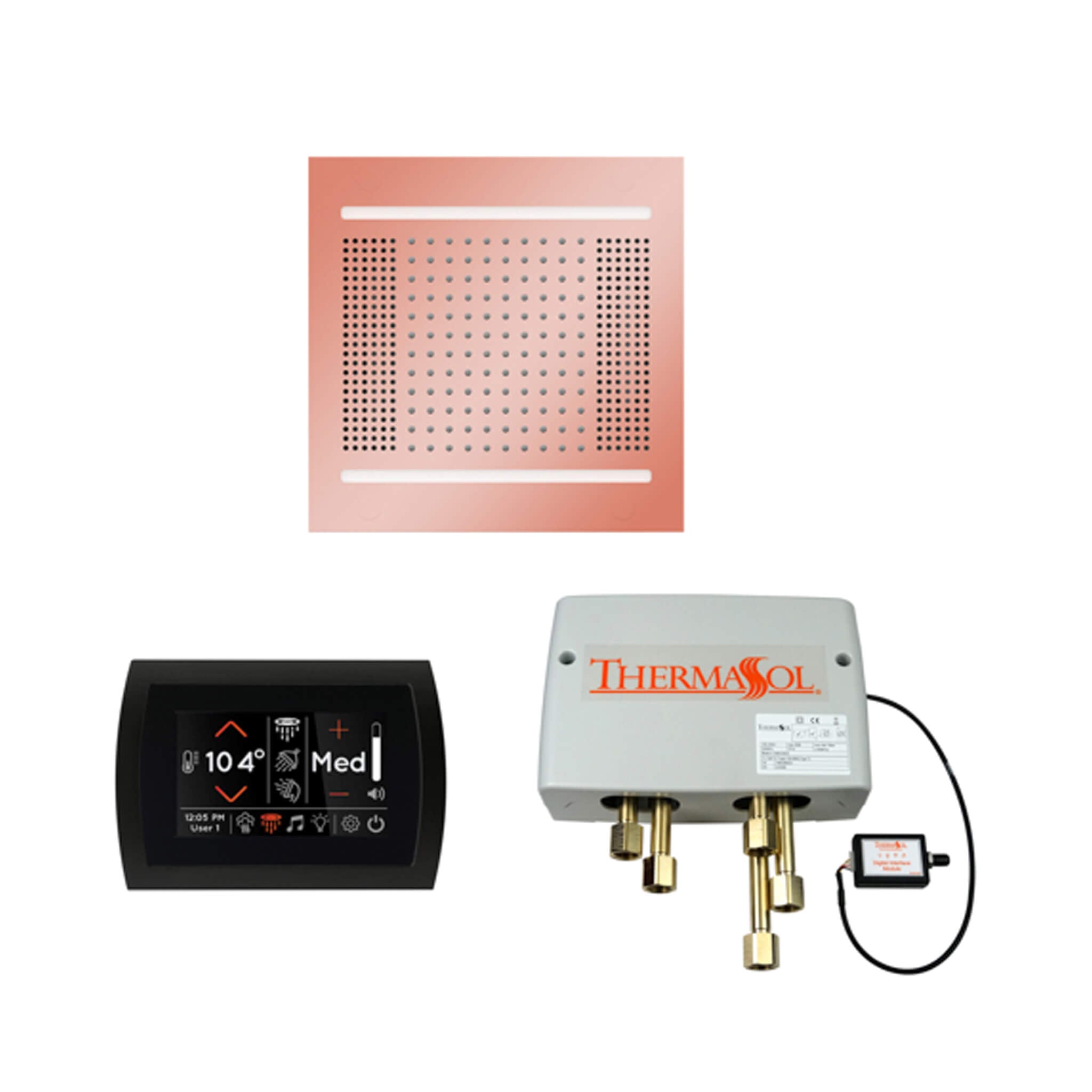 ThermaSol STC & HydroVive Wellness Shower Package With Digital Shower Valve (SAK40716)