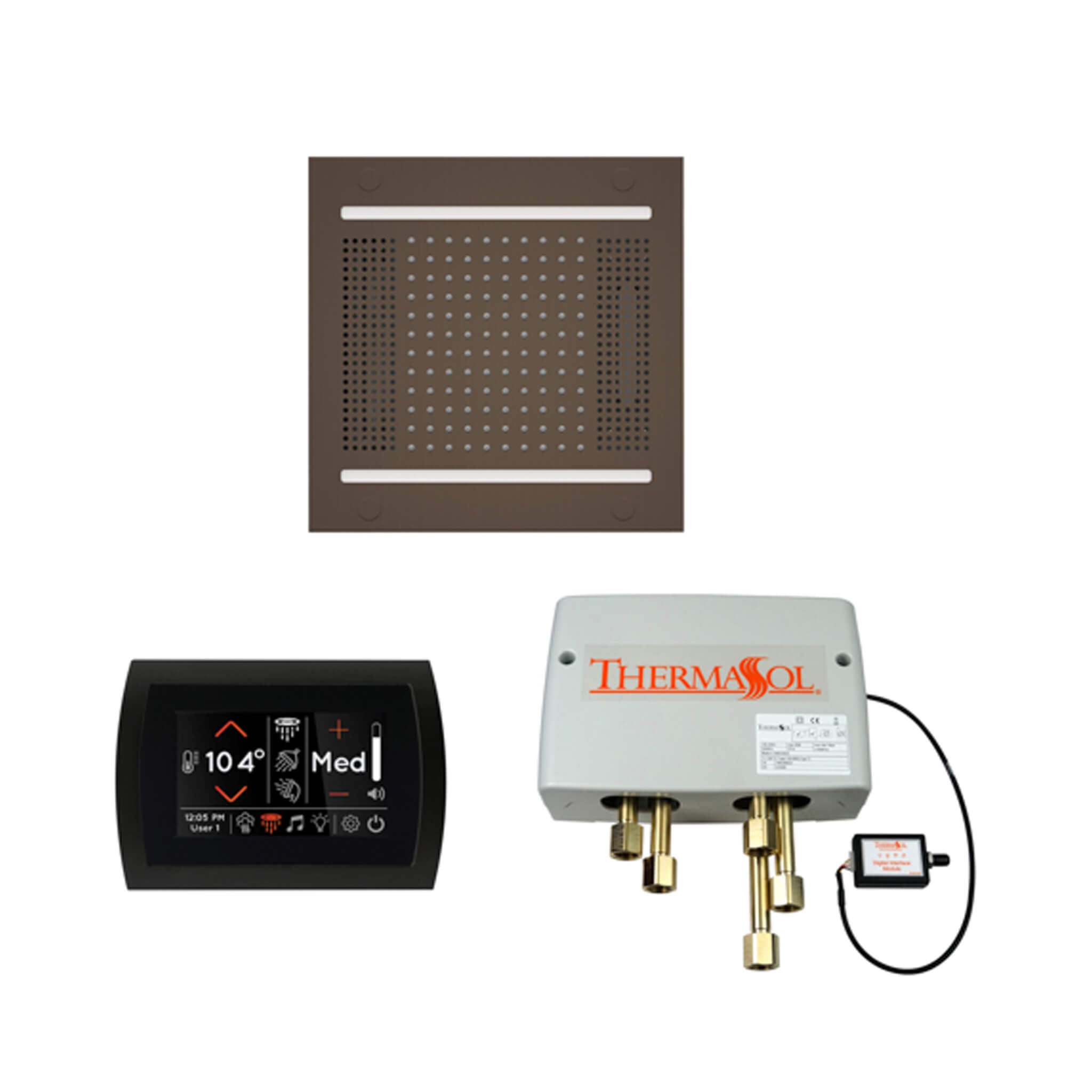ThermaSol STC & HydroVive Wellness Shower Package With Digital Shower Valve (SAK40716)