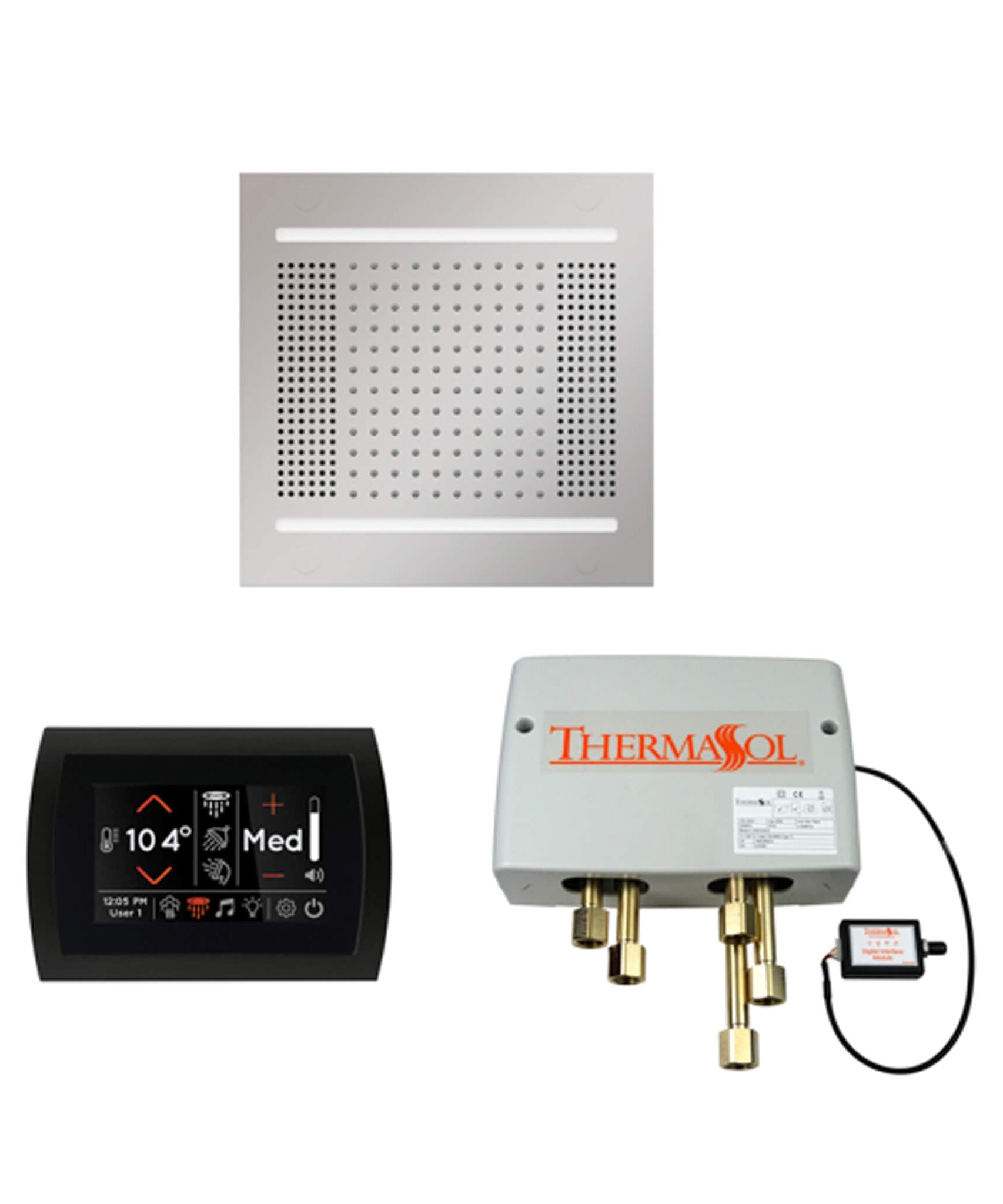 ThermaSol STC & HydroVive Wellness Shower Package With Digital Shower Valve (SAK40716)