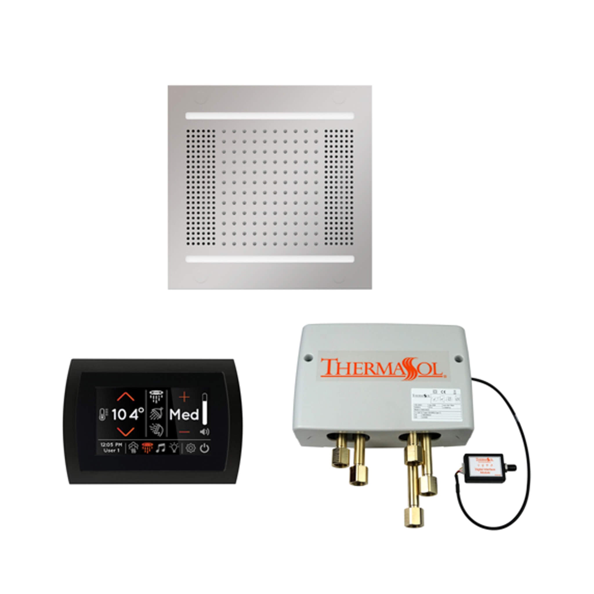 ThermaSol STC & HydroVive Wellness Shower Package With Digital Shower Valve (SAK40716)