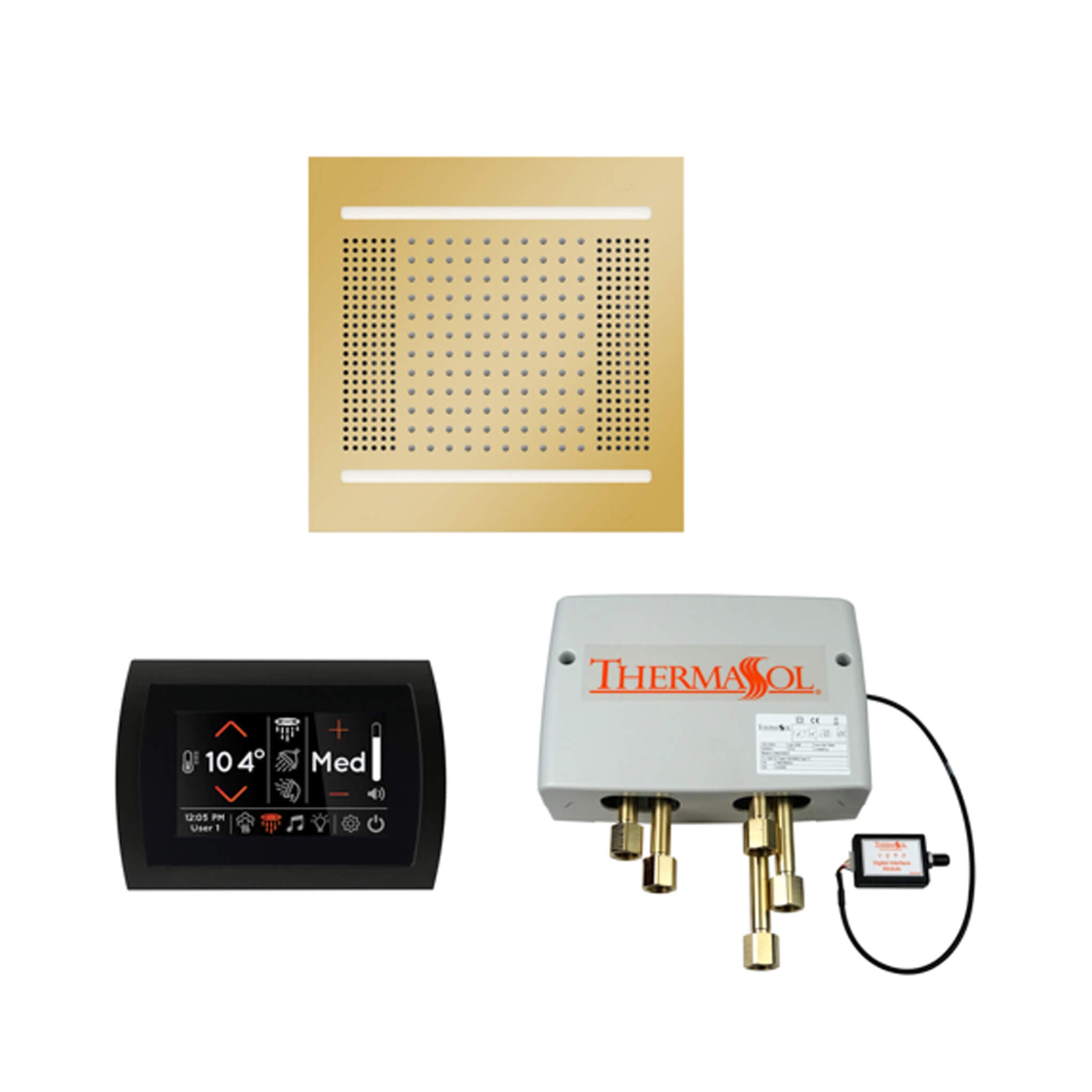 ThermaSol STC & HydroVive Wellness Shower Package With Digital Shower Valve (SAK40716)