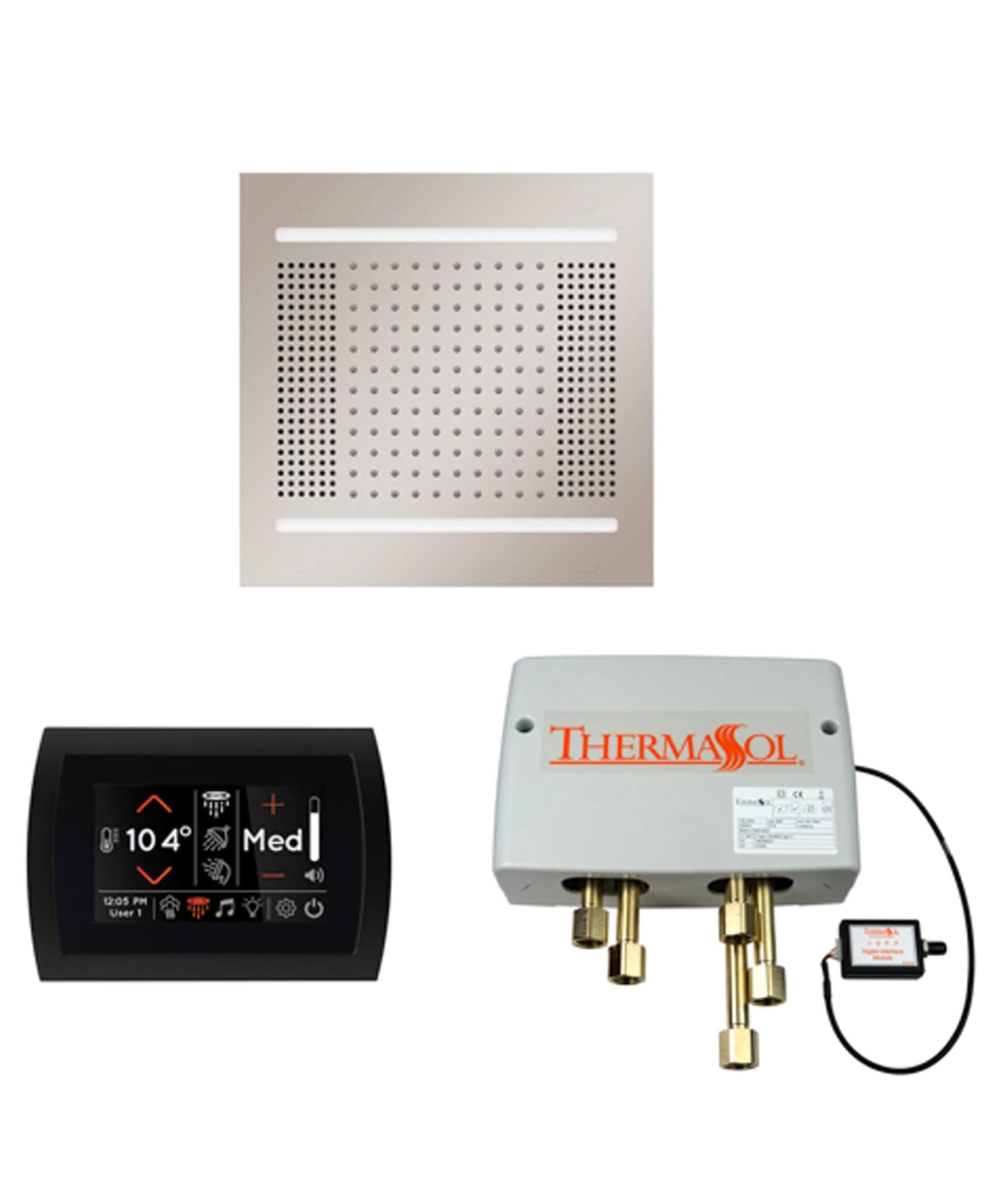 ThermaSol STC & HydroVive Wellness Shower Package With Digital Shower Valve (SAK40716)