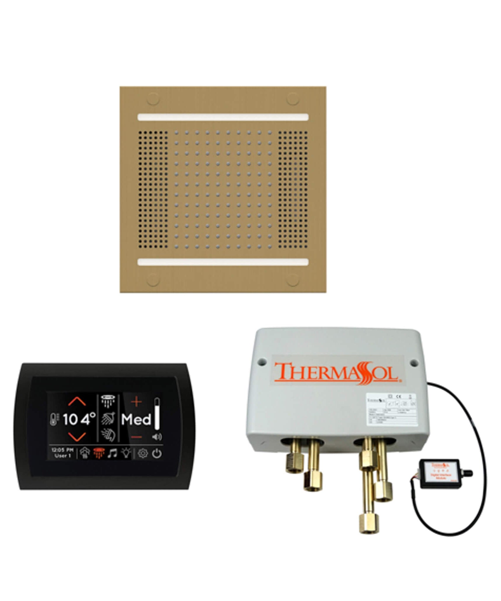 ThermaSol STC & HydroVive Wellness Shower Package With Digital Shower Valve (SAK40716)