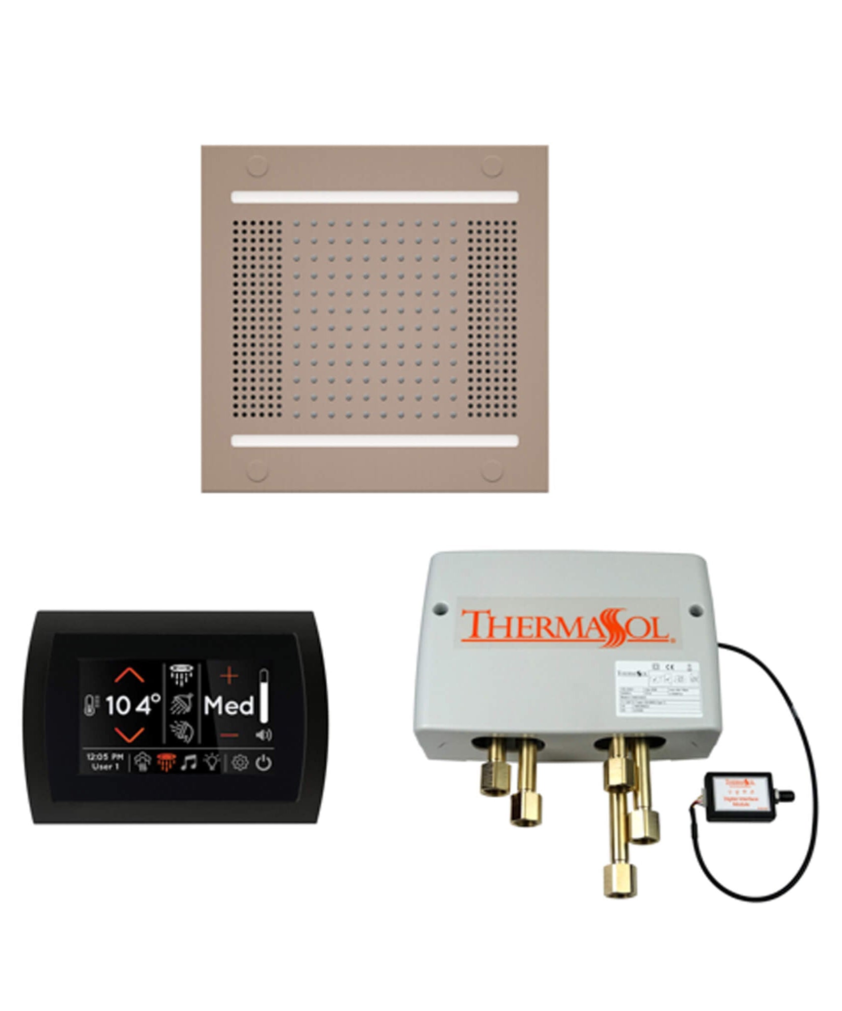 ThermaSol STC & HydroVive Wellness Shower Package With Digital Shower Valve (SAK40716)
