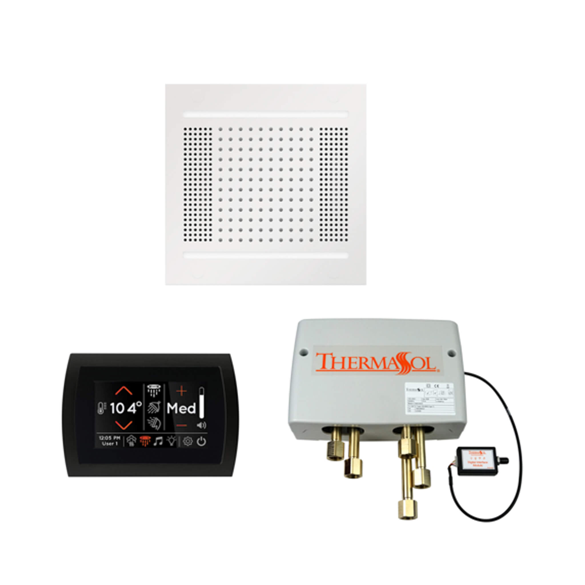 ThermaSol STC & HydroVive Wellness Shower Package With Digital Shower Valve (SAK40716)