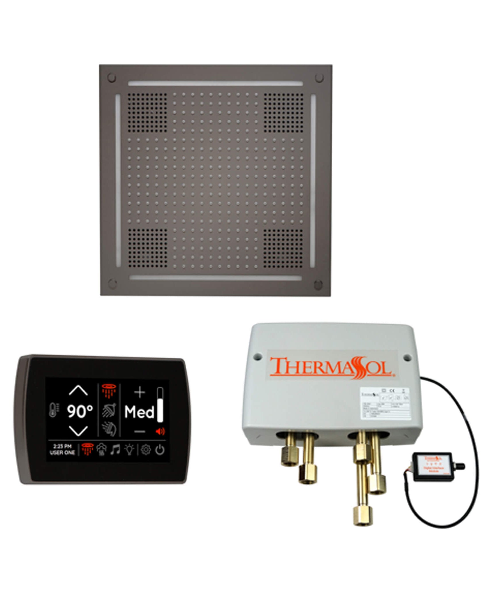 ThermaSol STC & HydroVive Wellness Shower Package With Digital Shower Valve (SAK40716)