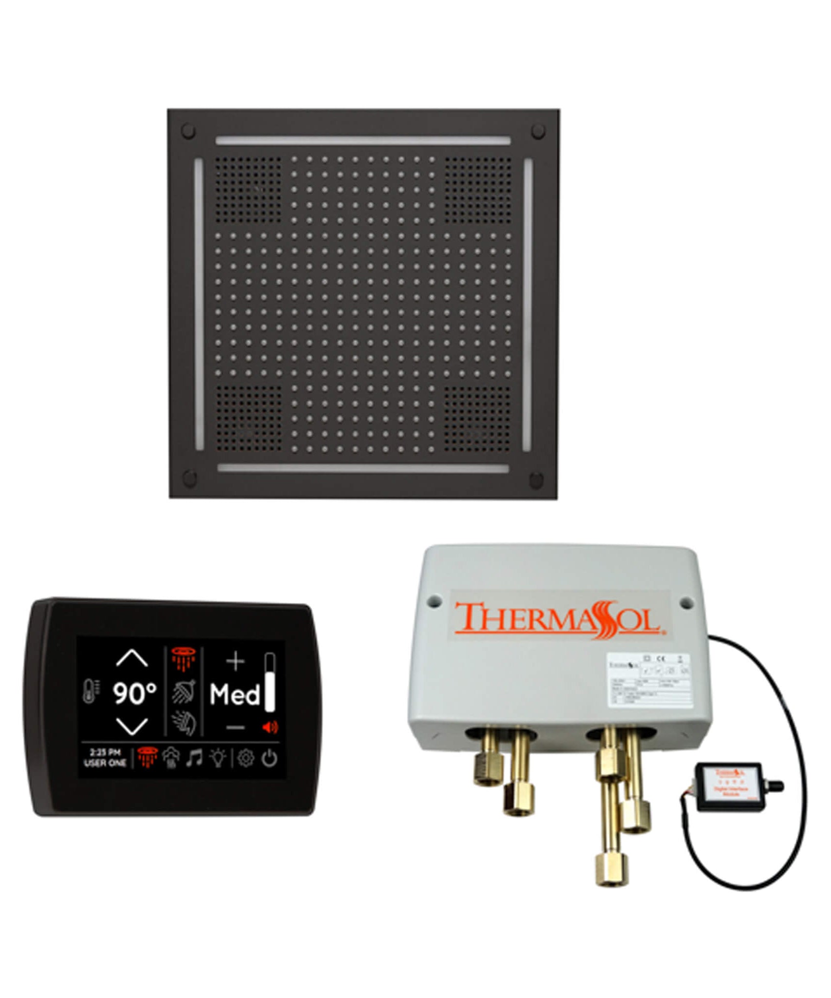 ThermaSol STC & HydroVive Wellness Shower Package With Digital Shower Valve (SAK40716)