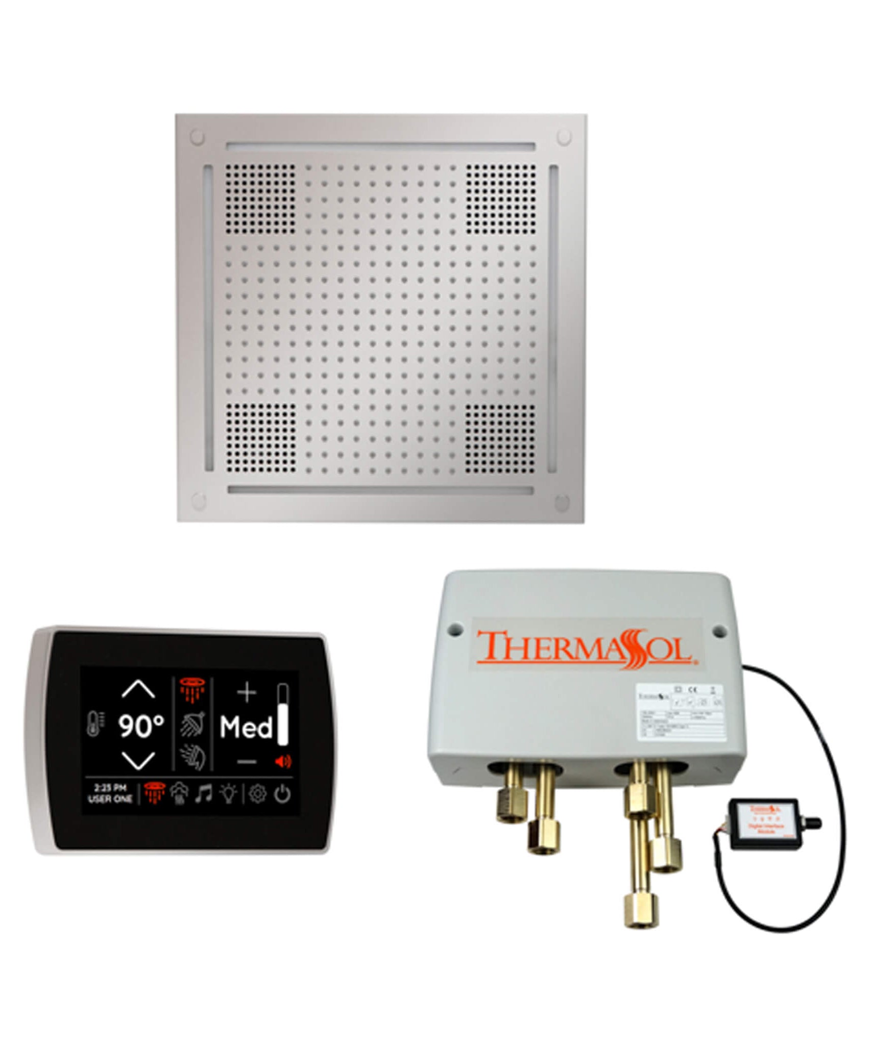 ThermaSol STC & HydroVive Wellness Shower Package With Digital Shower Valve (SAK40716)