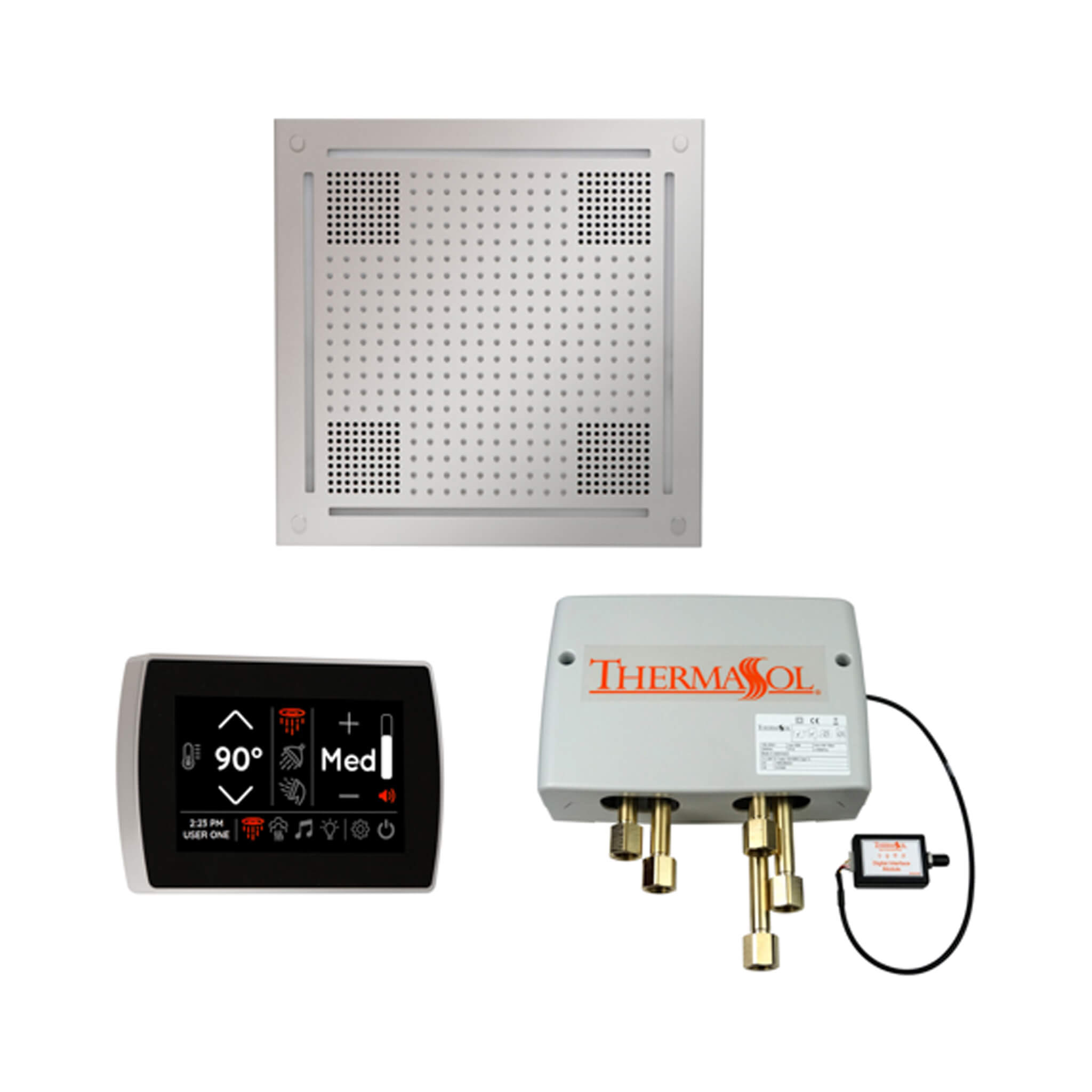 ThermaSol STC & HydroVive Wellness Shower Package With Digital Shower Valve (SAK40716)