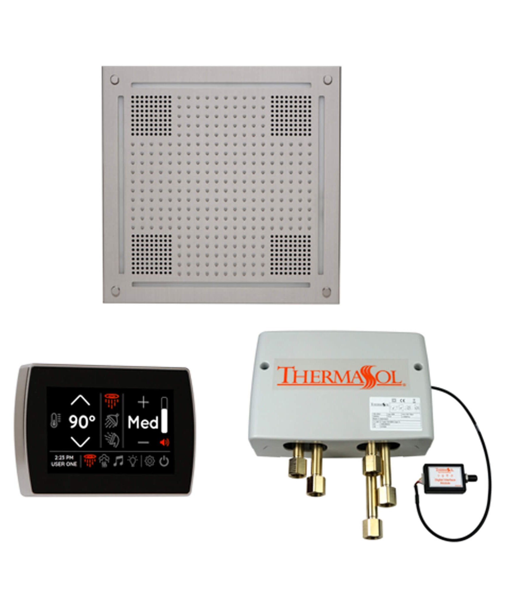 ThermaSol STC & HydroVive Wellness Shower Package With Digital Shower Valve (SAK40716)