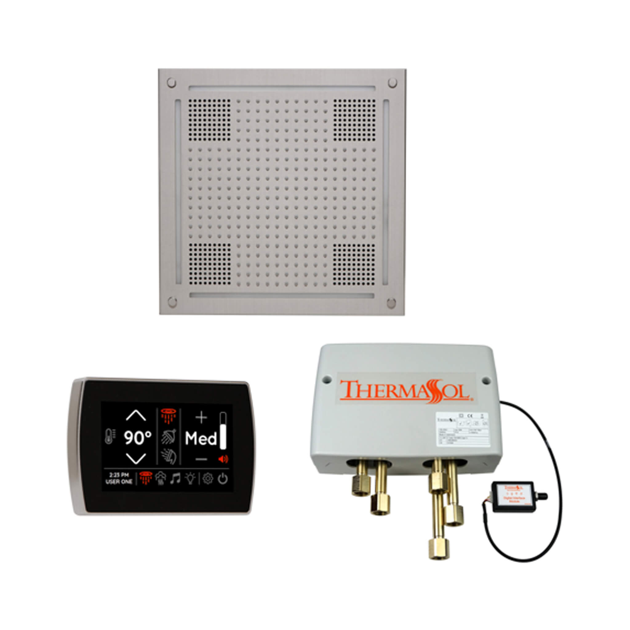 ThermaSol STC & HydroVive Wellness Shower Package With Digital Shower Valve (SAK40716)
