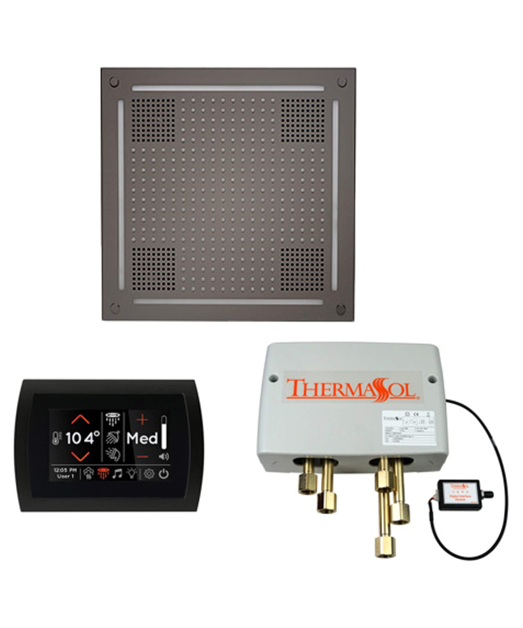 ThermaSol STC & HydroVive Wellness Shower Package With Digital Shower Valve (SAK40716)