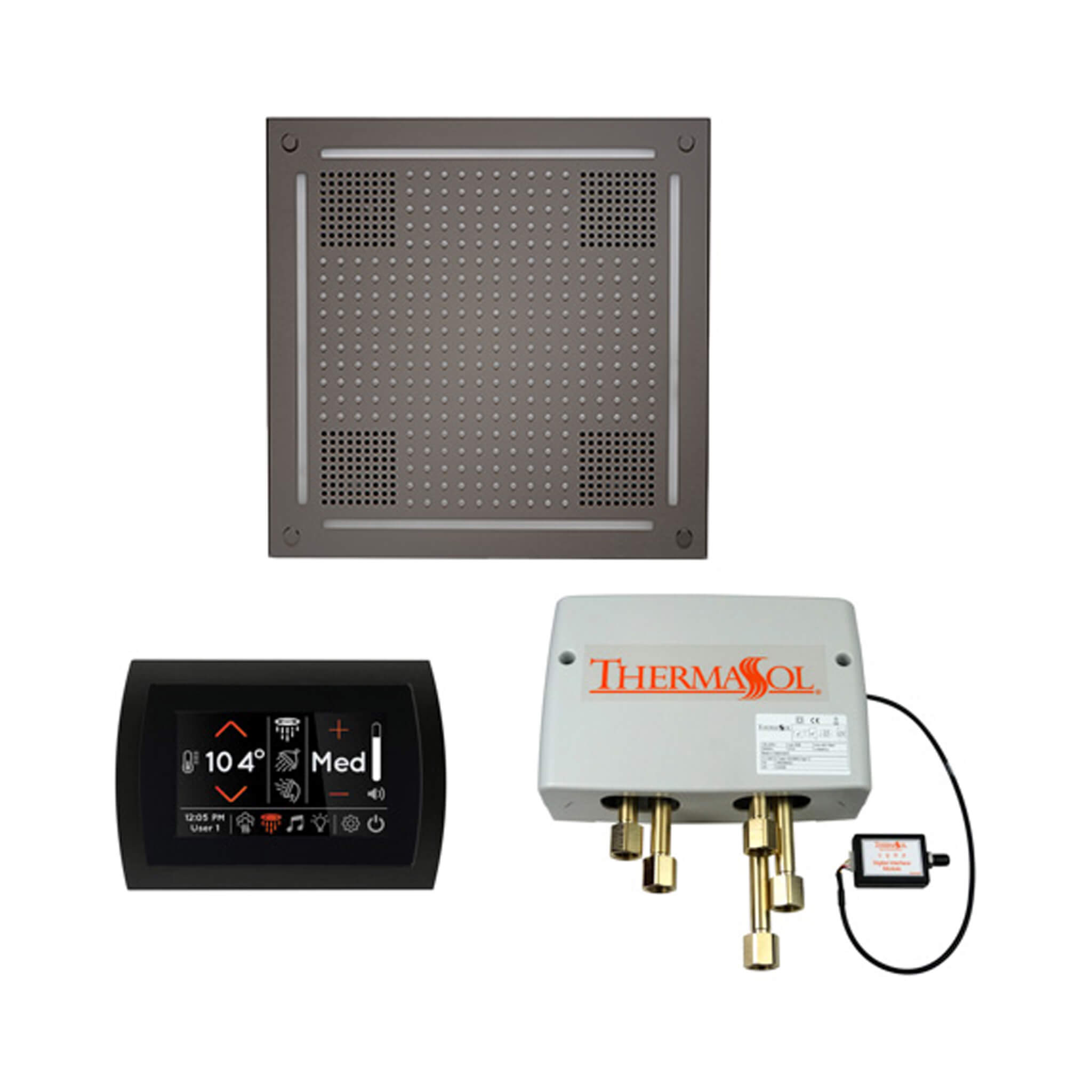 ThermaSol STC & HydroVive Wellness Shower Package With Digital Shower Valve (SAK40716)