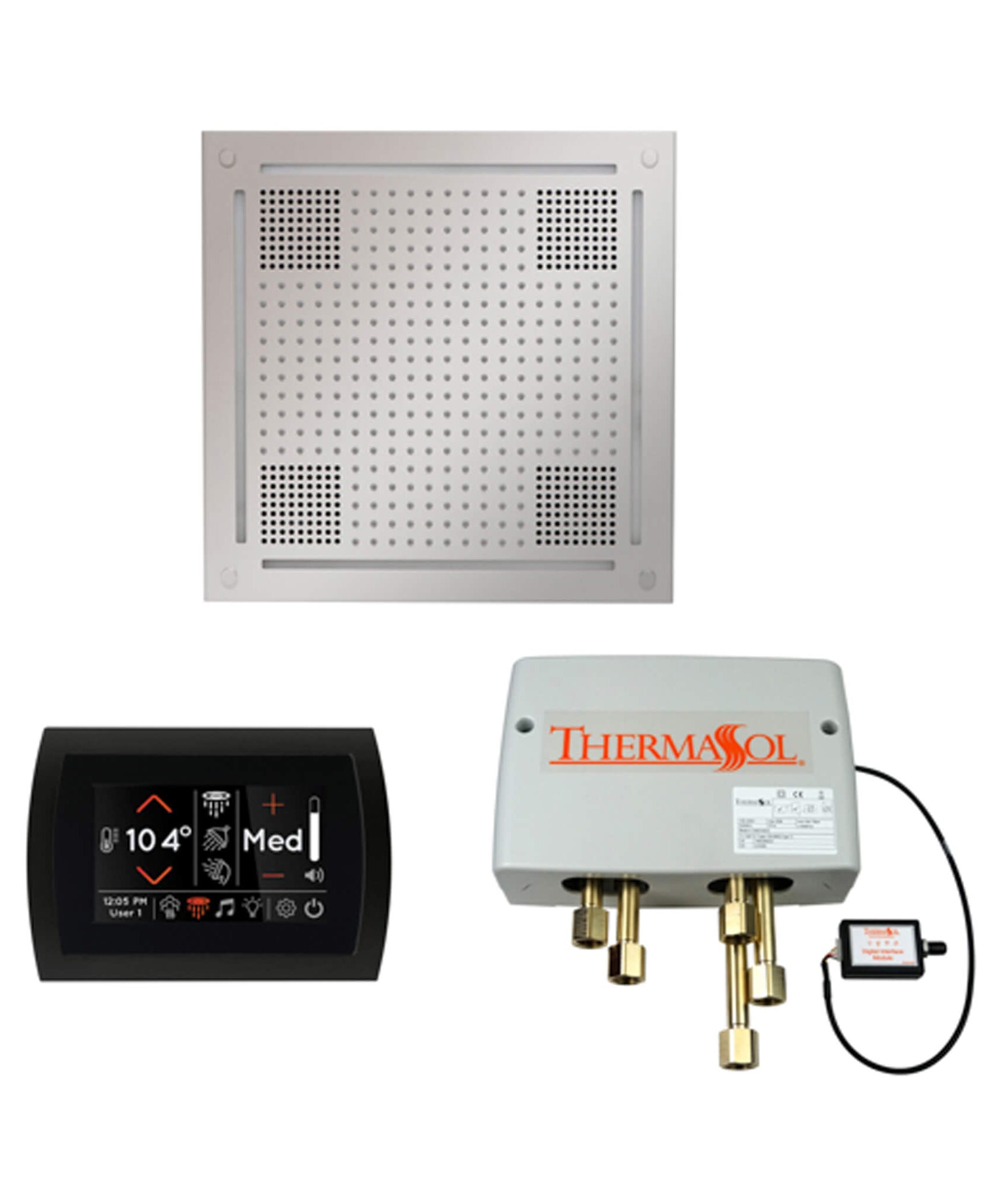 ThermaSol STC & HydroVive Wellness Shower Package With Digital Shower Valve (SAK40716)