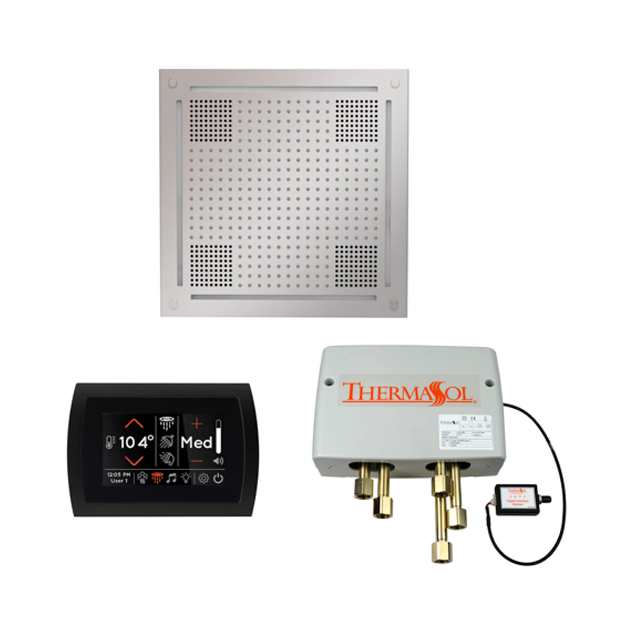 ThermaSol STC & HydroVive Wellness Shower Package With Digital Shower Valve (SAK40716)