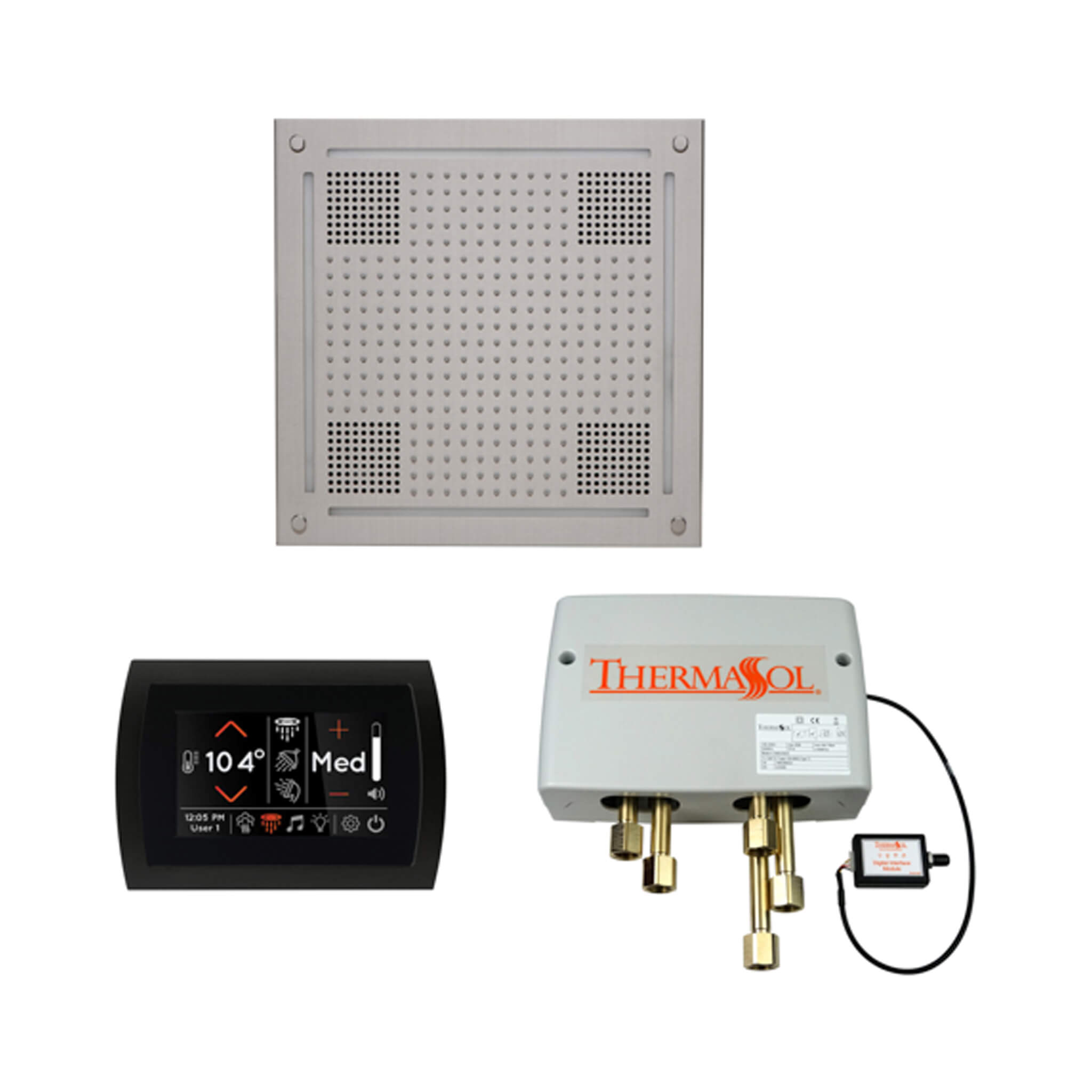 ThermaSol STC & HydroVive Wellness Shower Package With Digital Shower Valve (SAK40716)