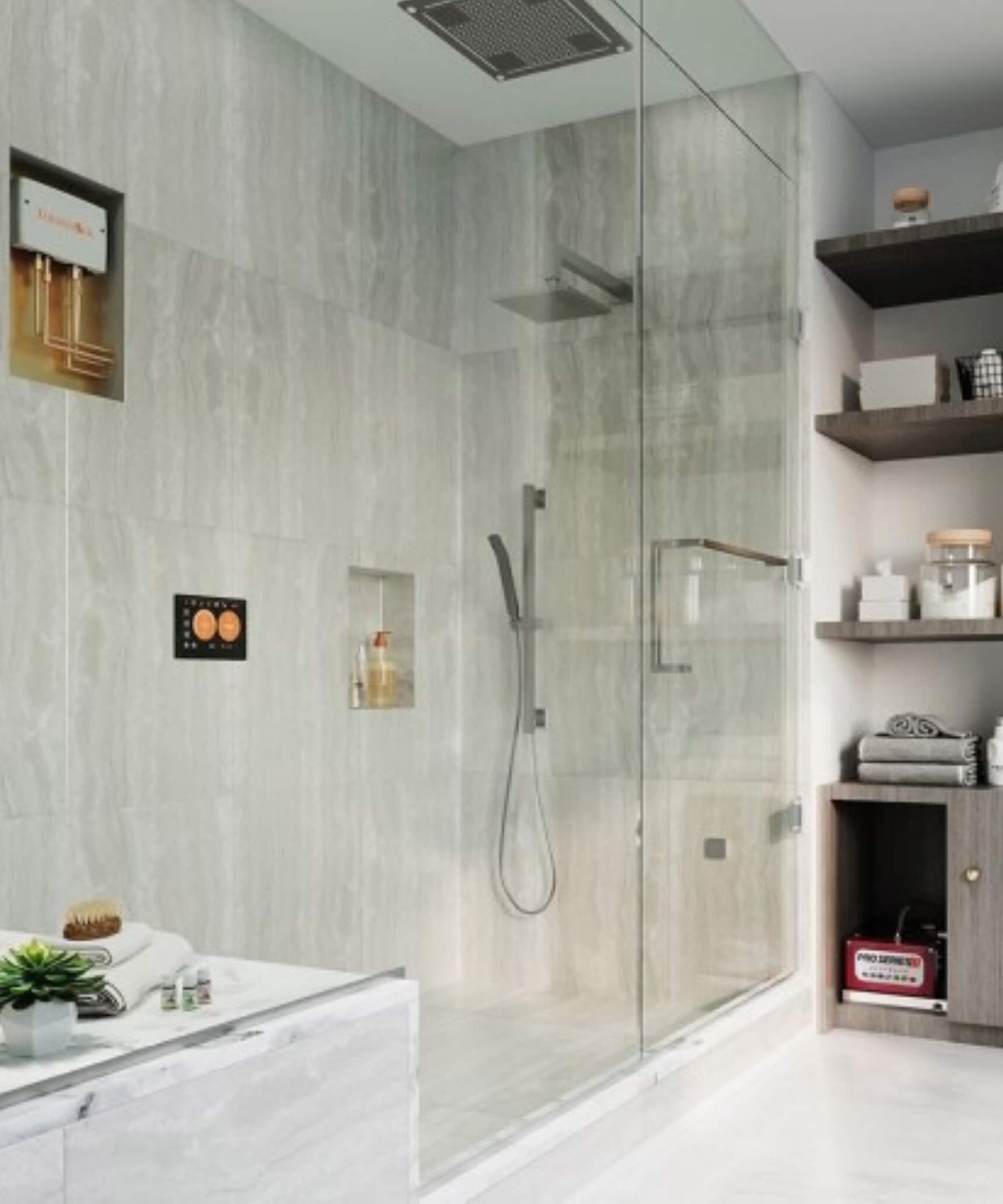 ThermaSol ThermaTouch 7-Inch Steam Shower Control Package With SteamVection [TWPH7S] (SAK94172)