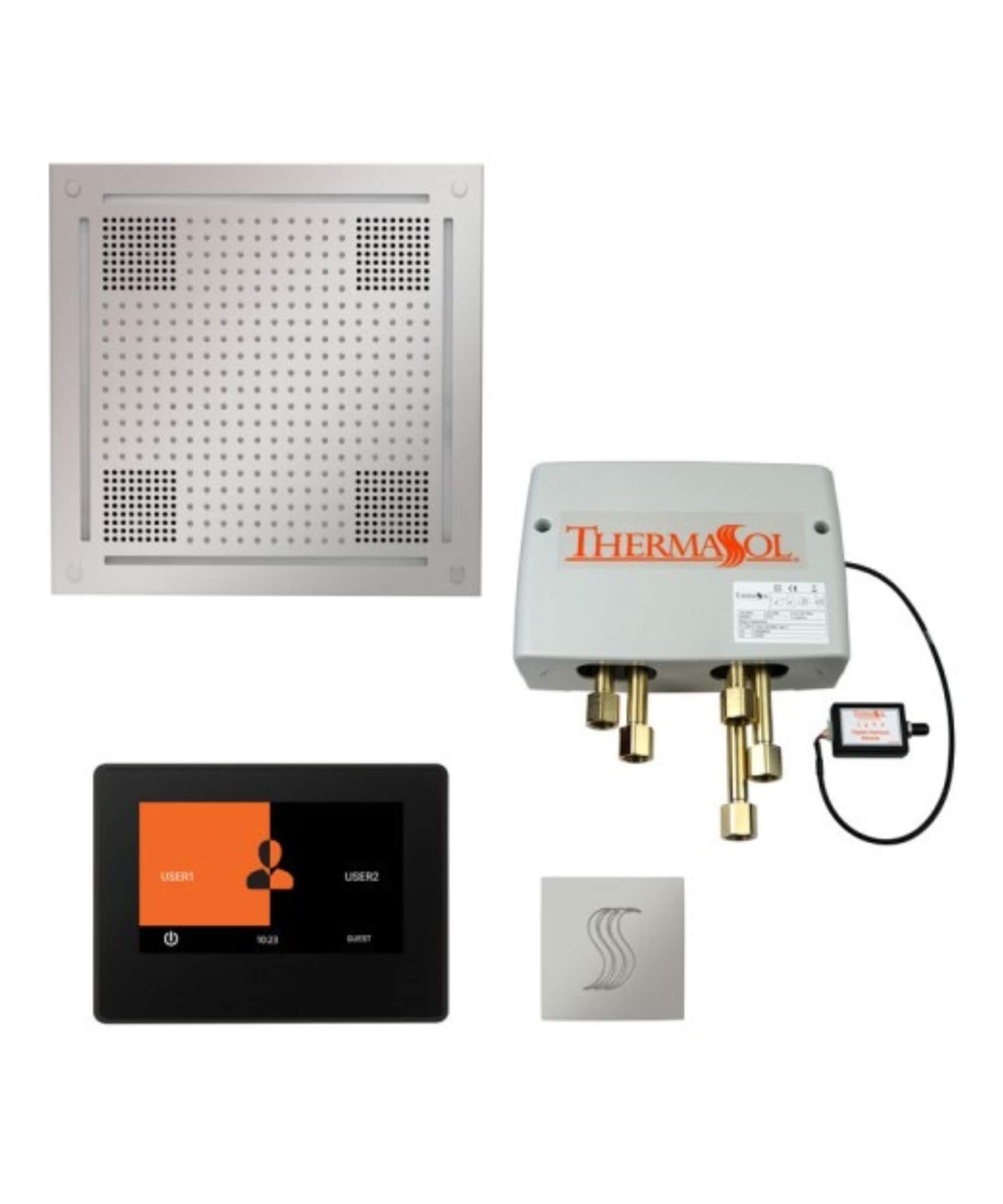 ThermaSol ThermaTouch 7-Inch Steam Shower Control Package With SteamVection [TWPH7S] (SAK94172)