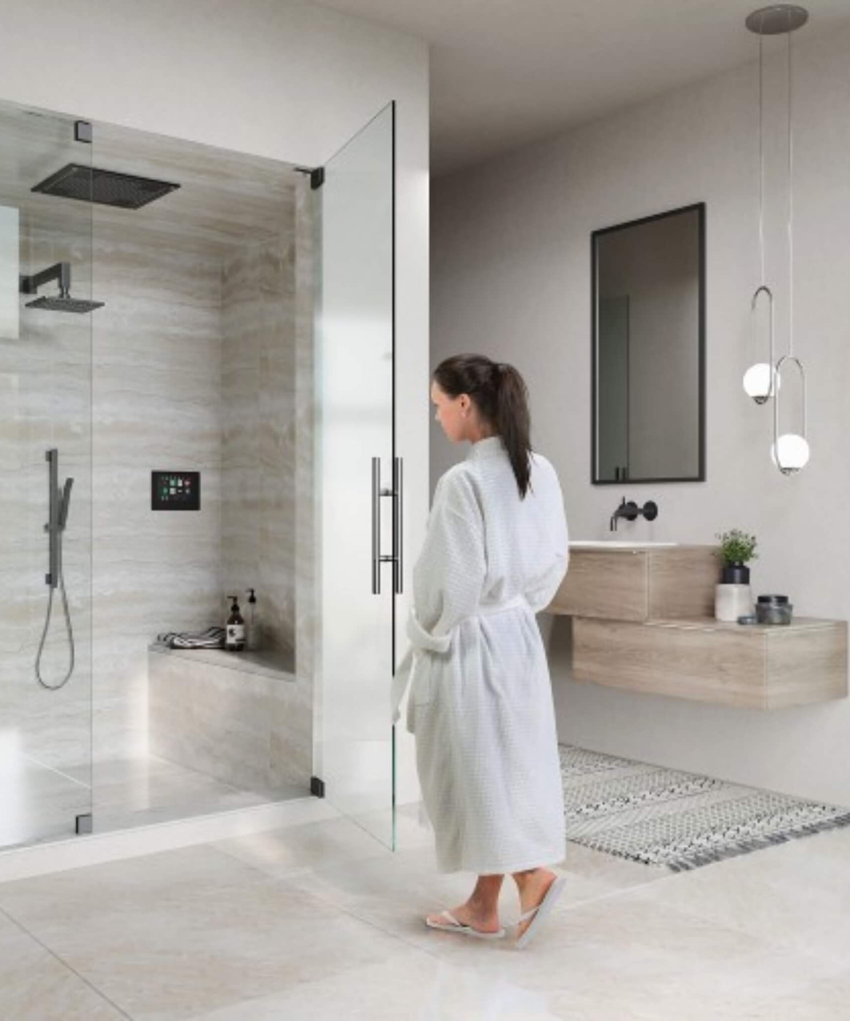 ThermaSol ThermaTouch 7-Inch Steam Shower Control Package With SteamVection [TWPH7S] (SAK94172)