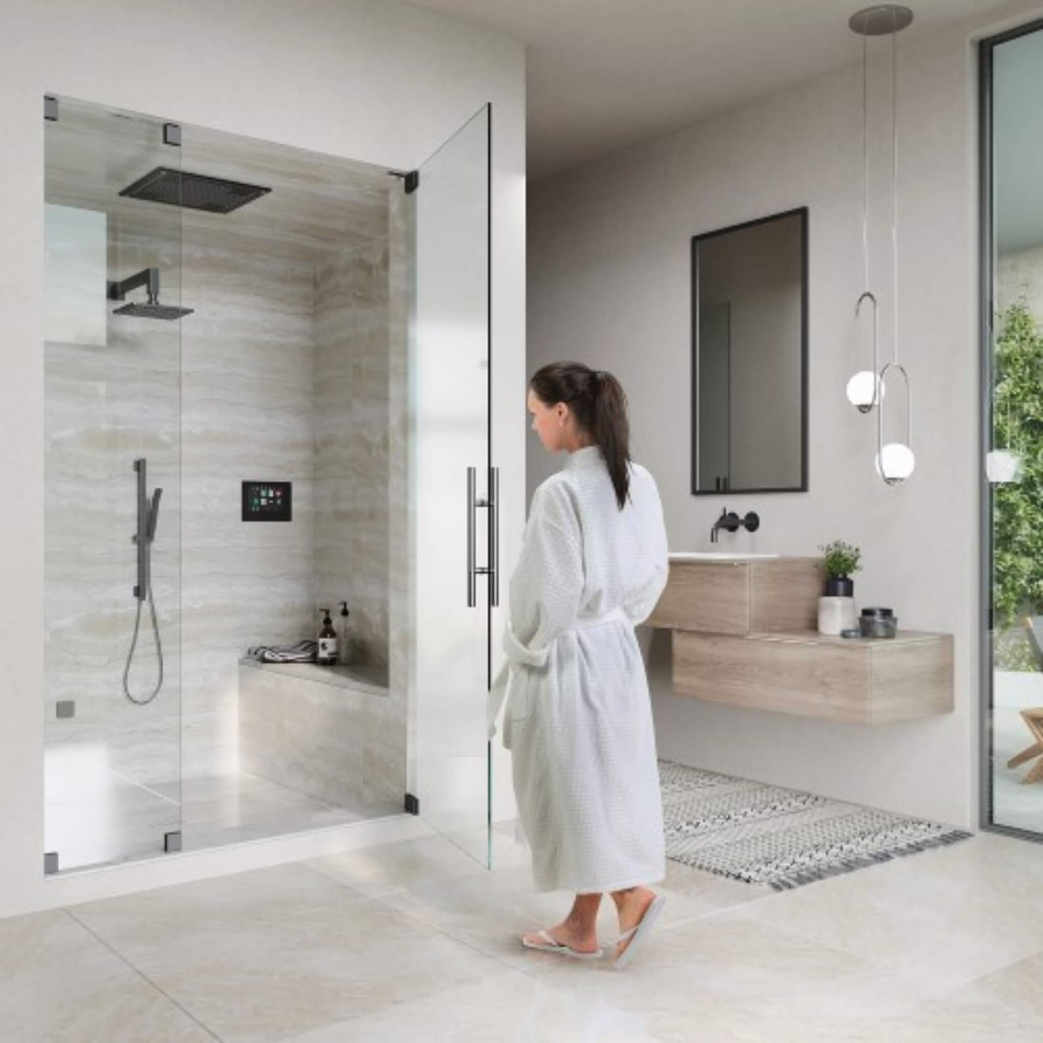 ThermaSol ThermaTouch 7-Inch Steam Shower Control Package With SteamVection [TWPH7S] (SAK94172)
