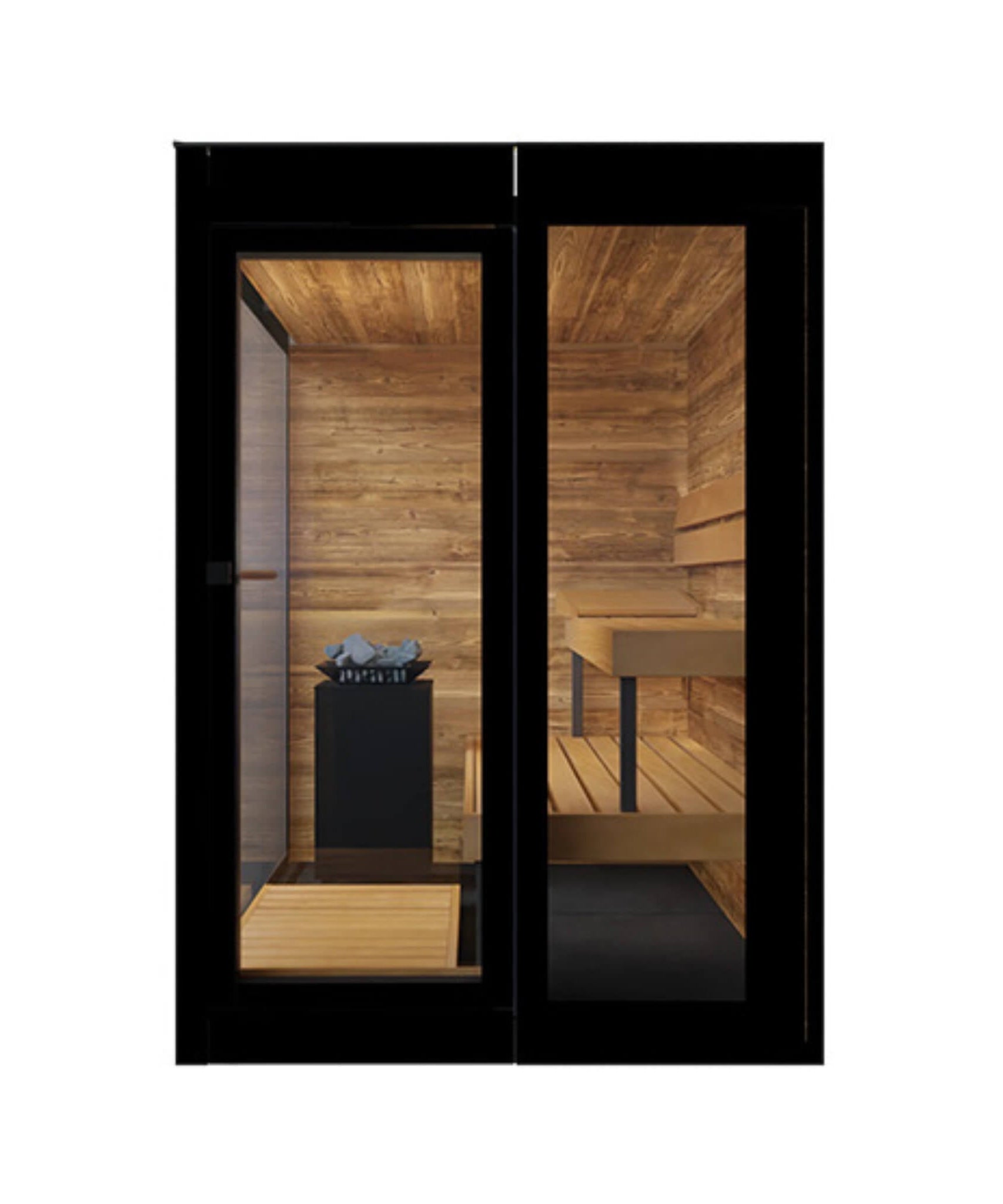 ThermaSol Vera 3-Person Fully-Assembled Outdoor Sauna Cabin [Made-To-Order] [14-VERADL/R] (SAK30752)