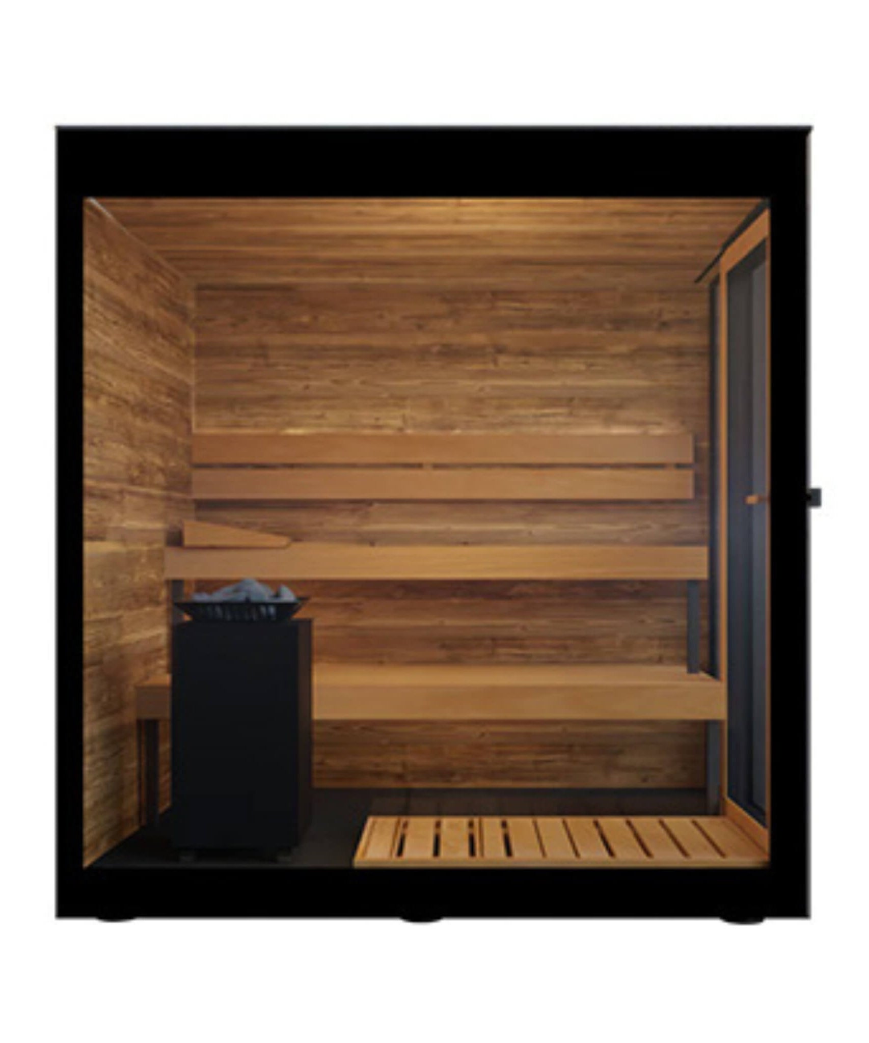 ThermaSol Vera 3-Person Fully-Assembled Outdoor Sauna Cabin [Made-To-Order] [14-VERADL/R] (SAK30752)