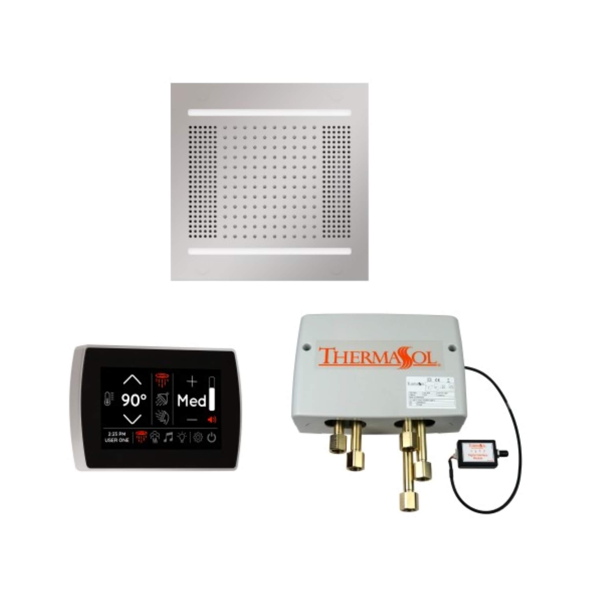 ThermaSol STC & HydroVive Wellness Shower Package With Digital Shower Valve (SAK40716)
