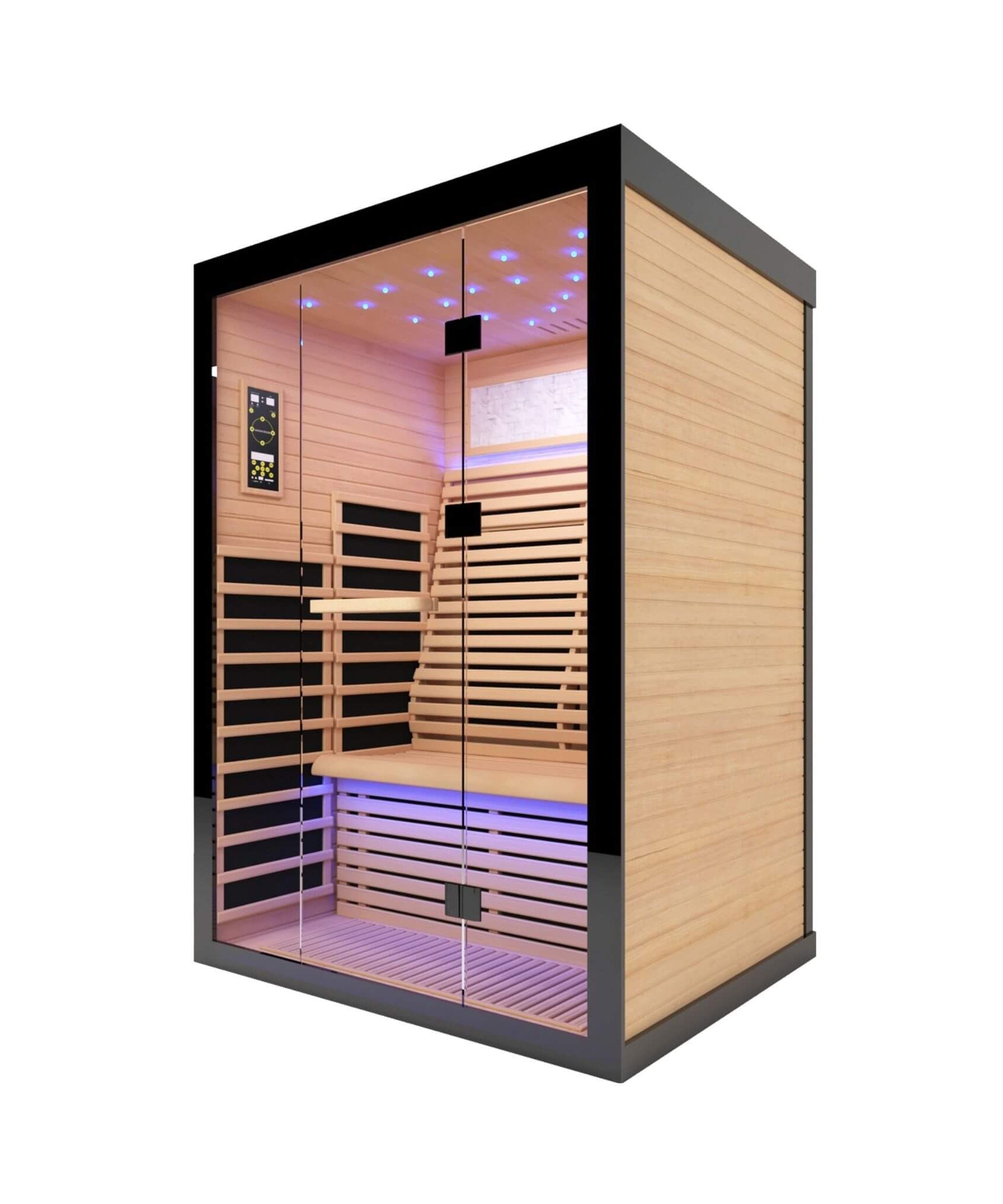 Thermora Vapor Luxury 2-Person Canadian Hemlock Wood Far Infrared Home Sauna (SAK56874)