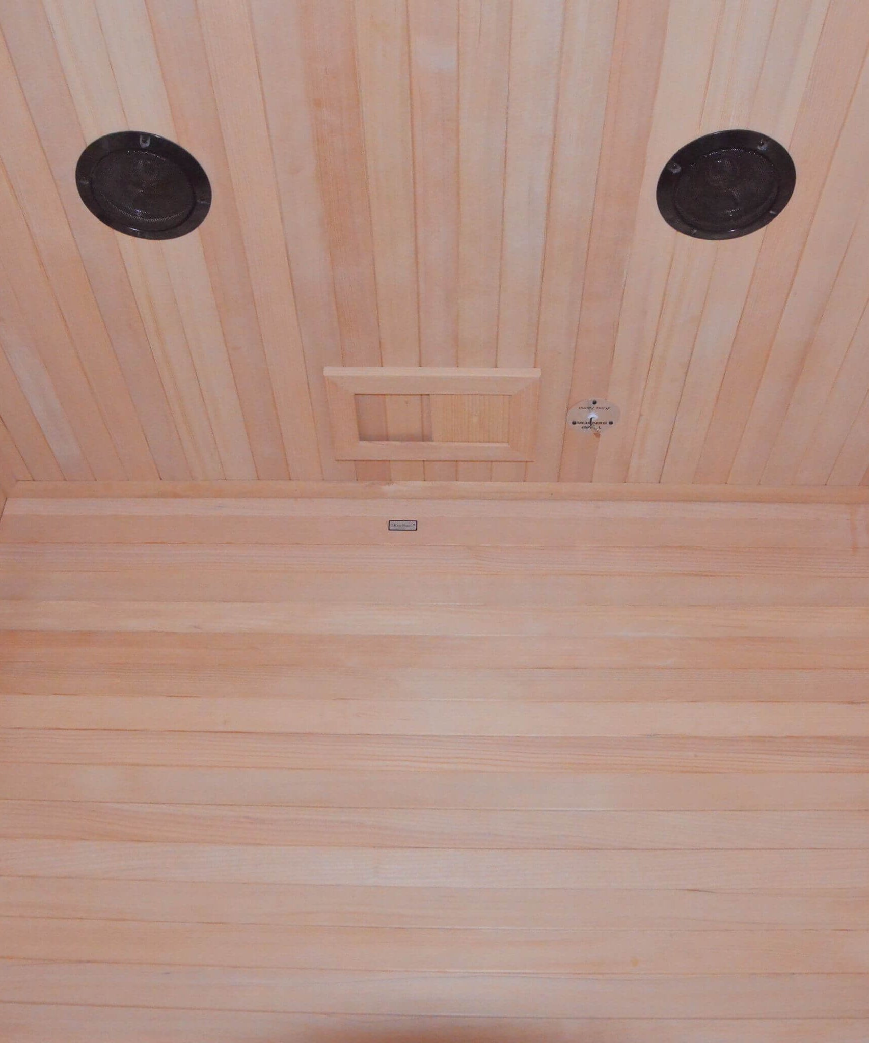 Thermora Alpine Premium 2-Person 3KW Hemlock Wood Sauna With LED Wall Light (SAK28471)
