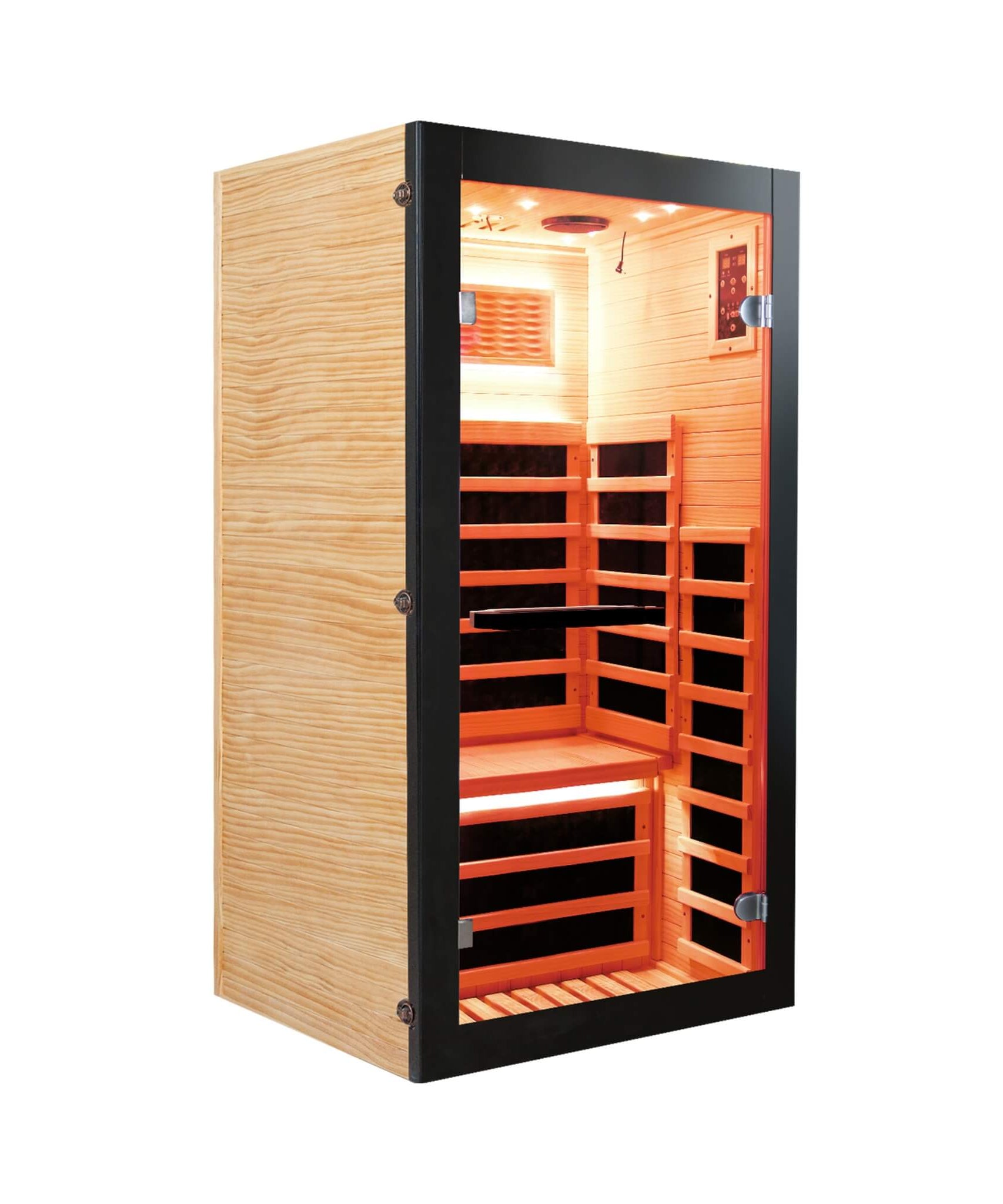 Thermora Solara Single-Person Chilean Pine Infrared Sauna Cabin (SAK57926)