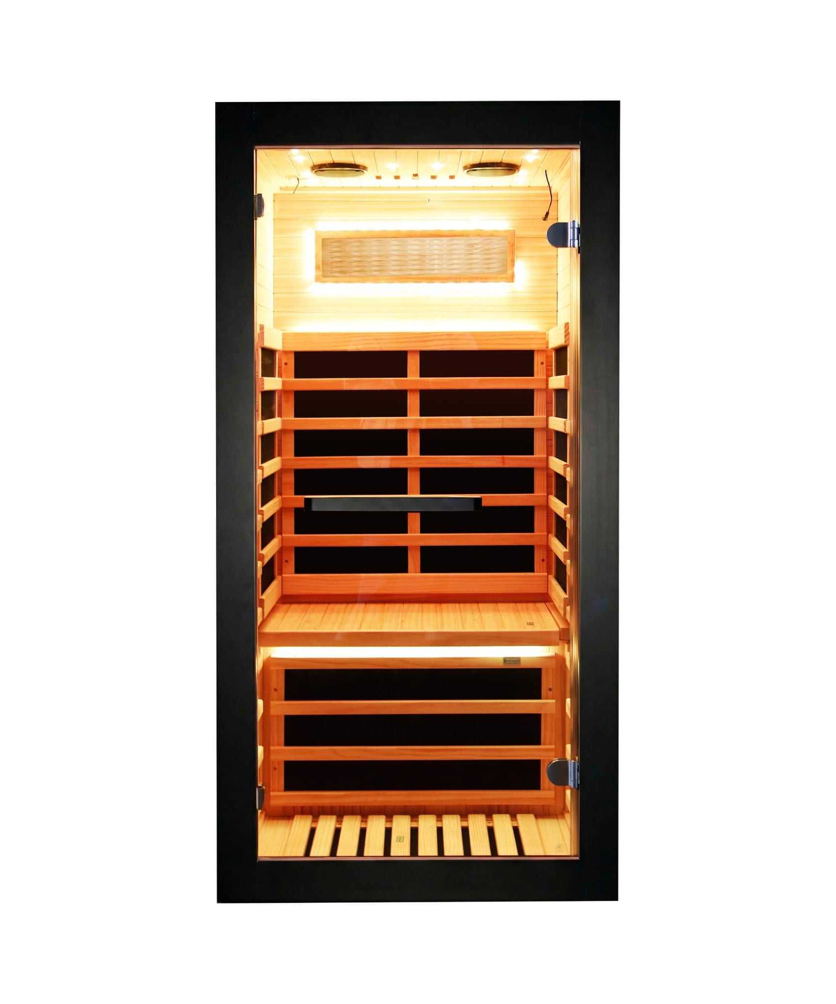 Thermora Solara Single-Person Chilean Pine Infrared Sauna Cabin (SAK57926)