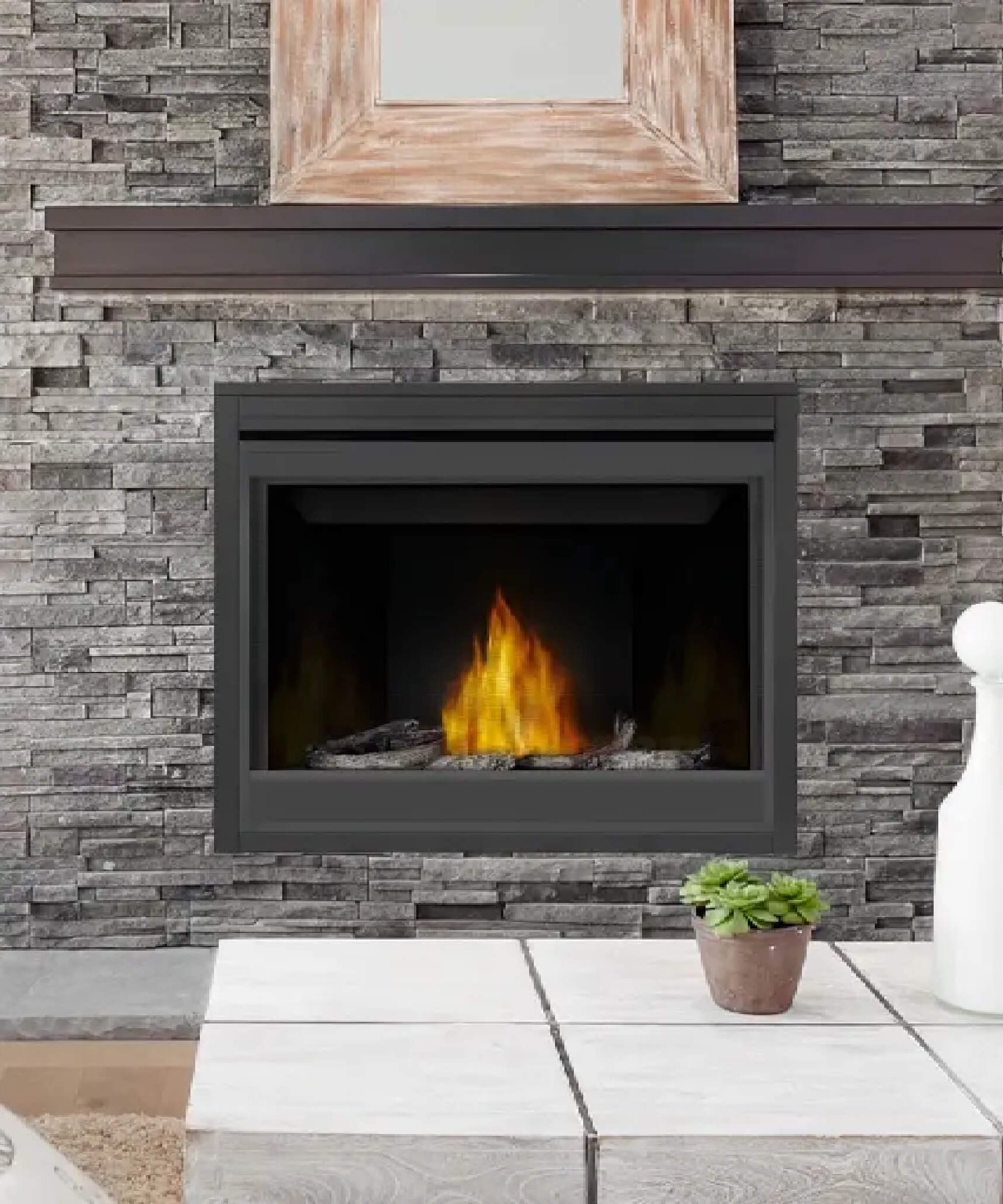 Timberwolf Direct Vent Millivolt Ignition Natural Gas Fireplace [TB42NTR] (SAK53914)