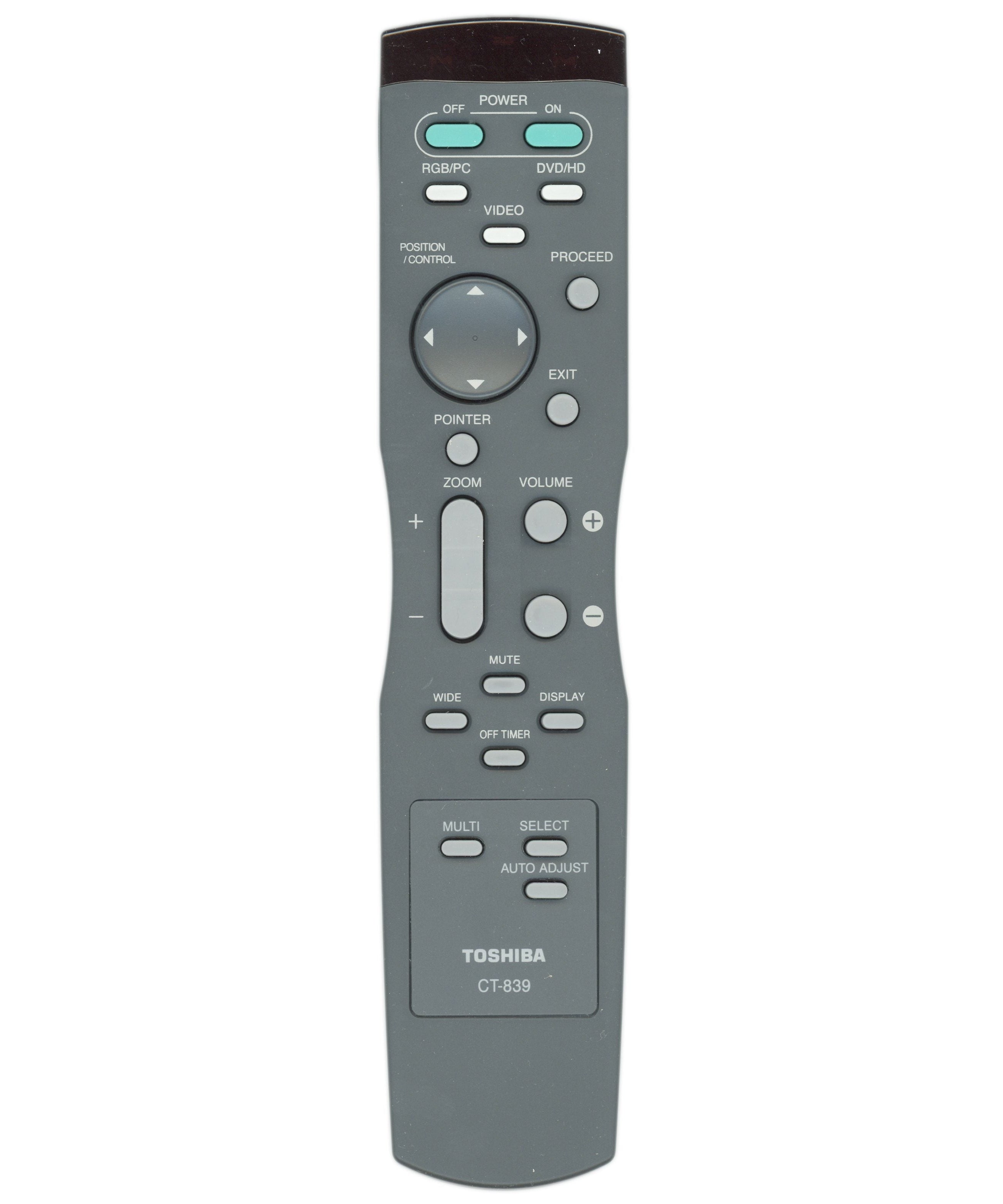 Toshiba CT839 Projector Remote Control - 72790186