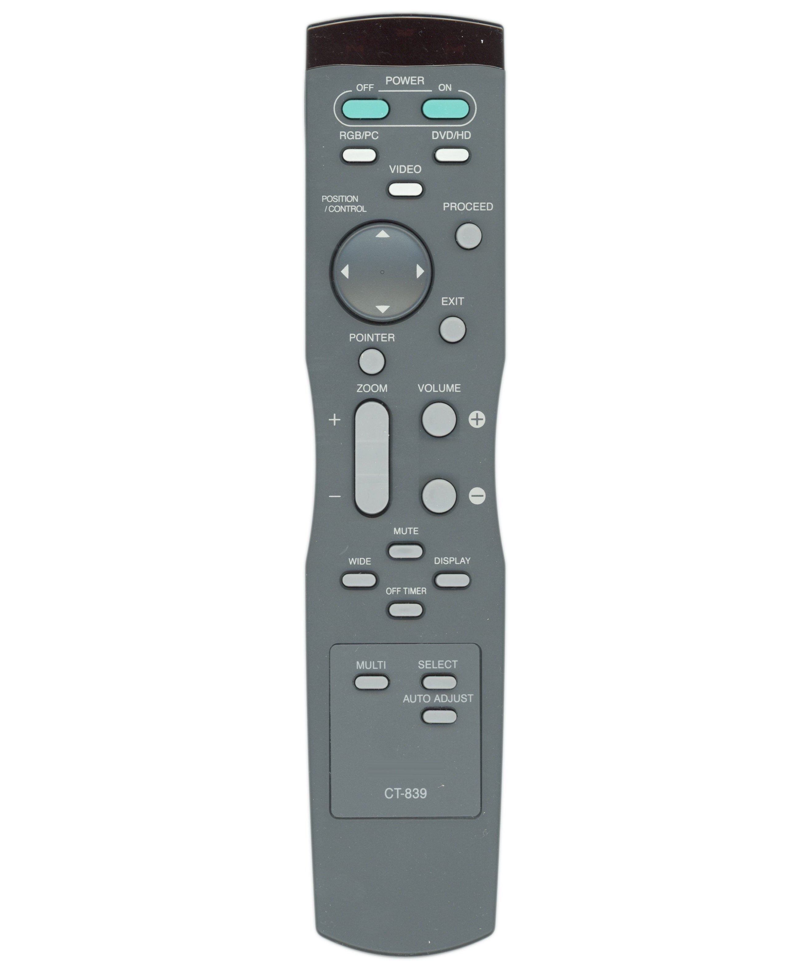 Toshiba CT839 Projector Remote Control - 72790186