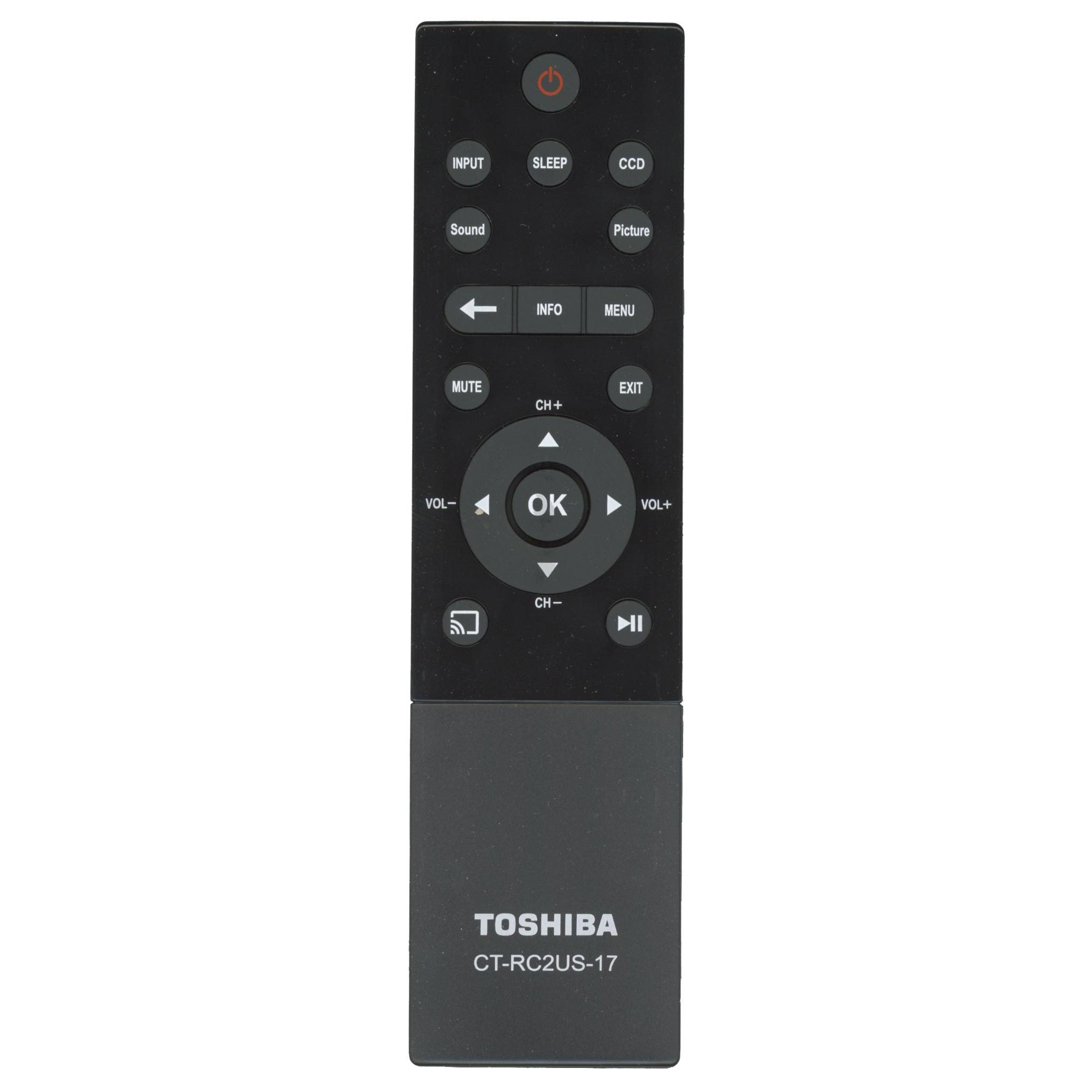 Toshiba CT-RC2US-17 SMARTCAST TV Remote Control - PK11V02290I
