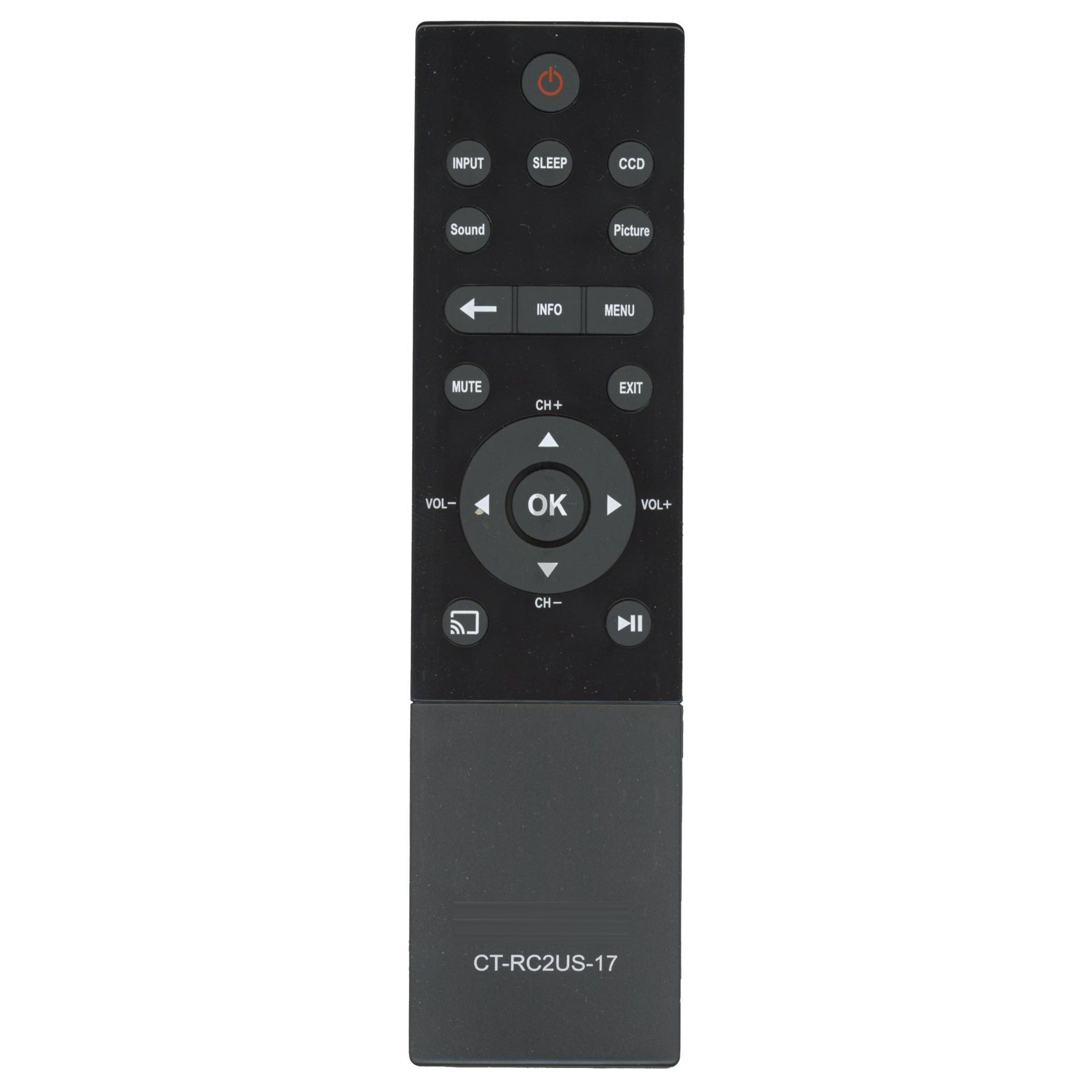 Toshiba CT-RC2US-17 SMARTCAST TV Remote Control - PK11V02290I
