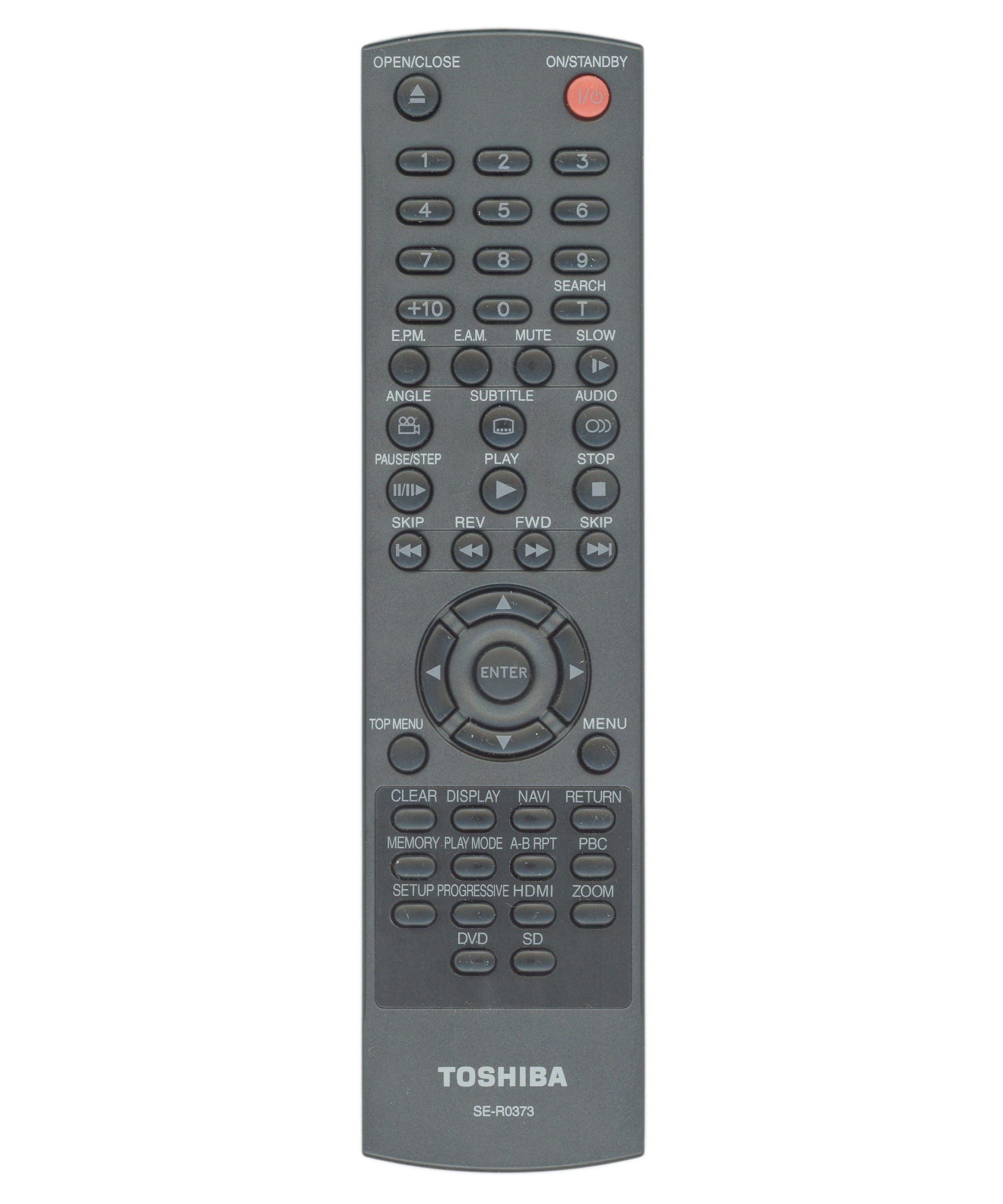 Toshiba SER0373 DVD Remote Control