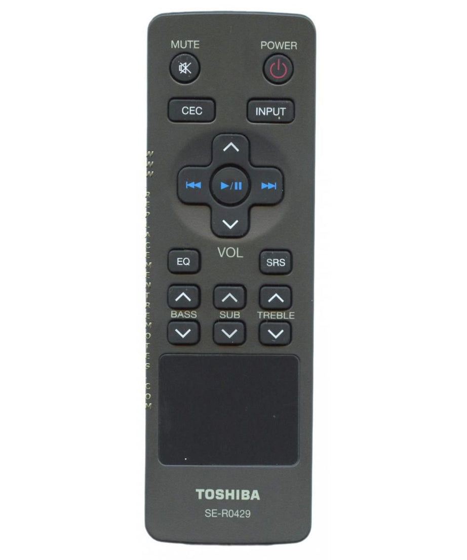 Toshiba SER0429 Home Theater Remote Control