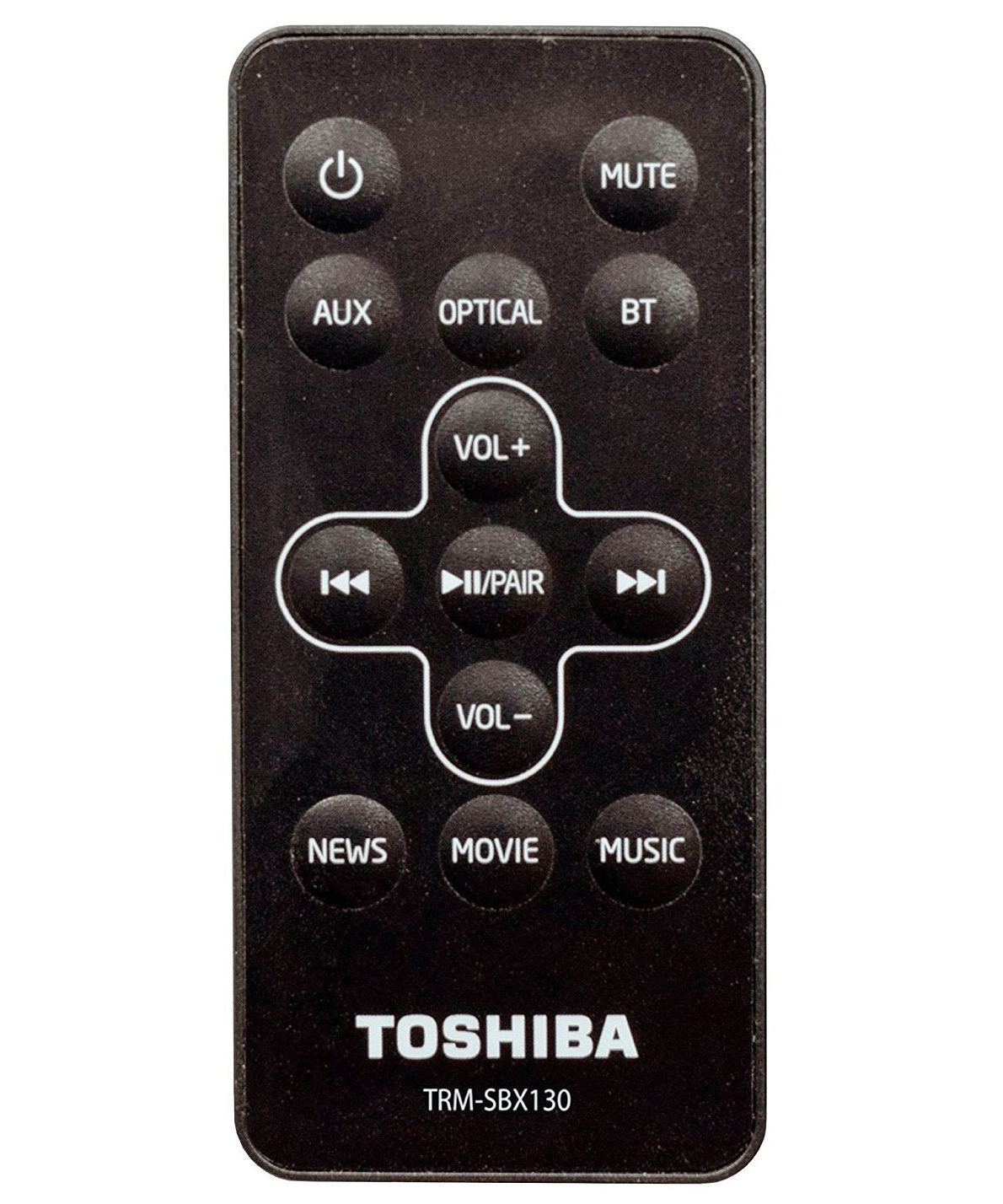 Toshiba TRMSBX130 Sound Bar Remote Control
