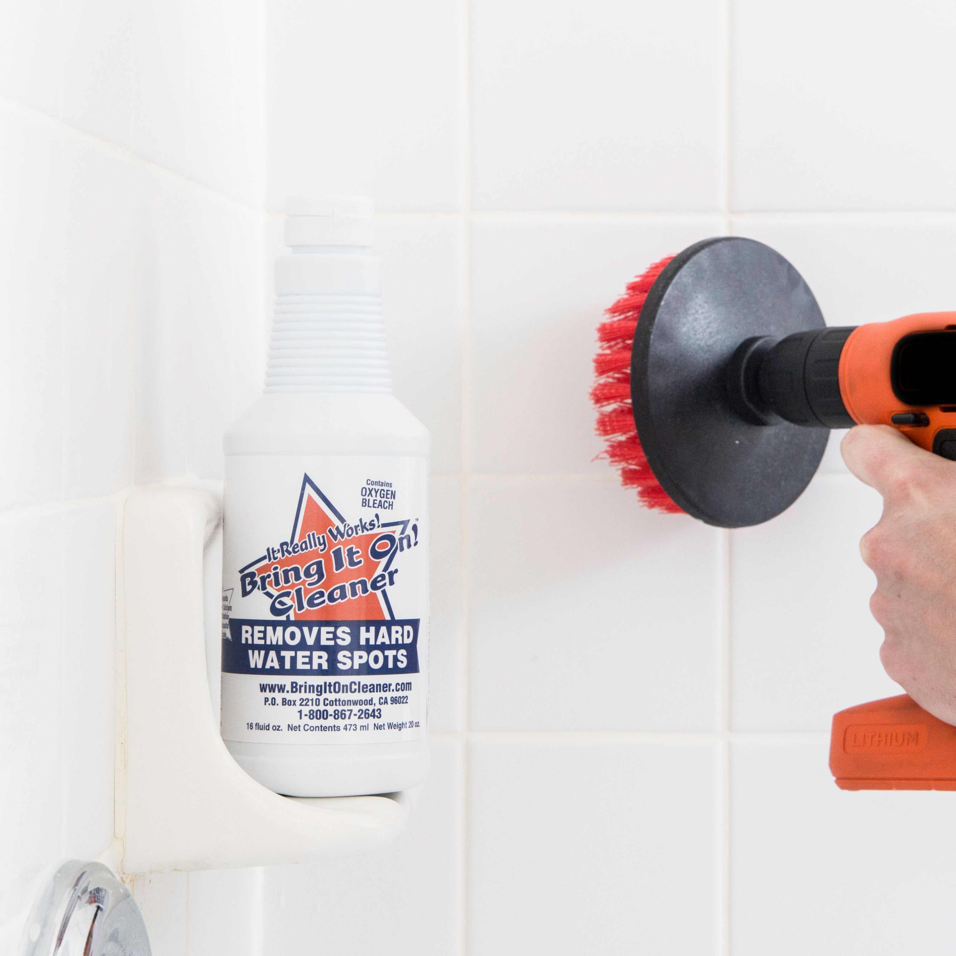 Bring It On Cleaner Plus Drill Brush 3 Pack