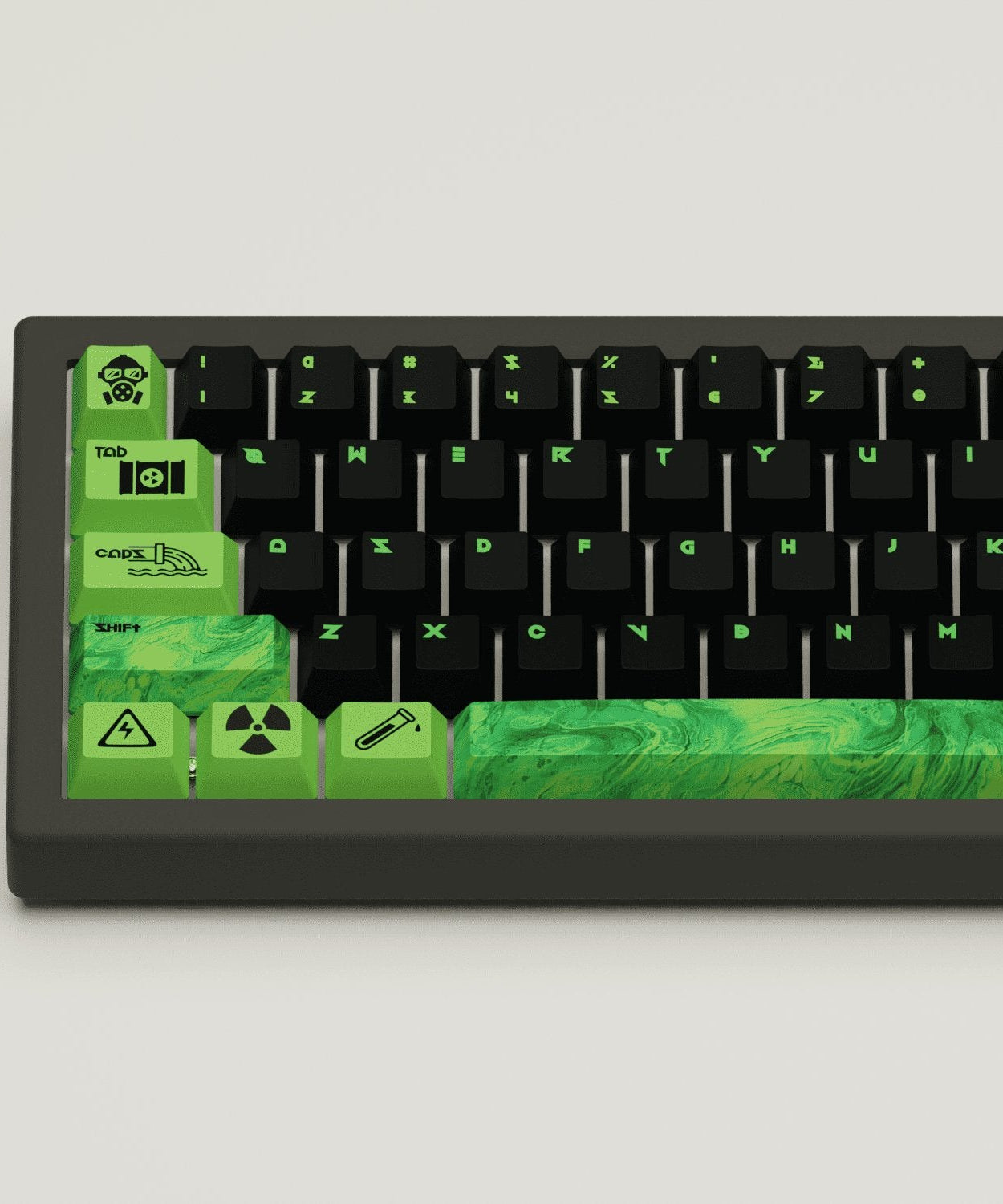 Toxic Design Keycaps and Mechanical Keyboard